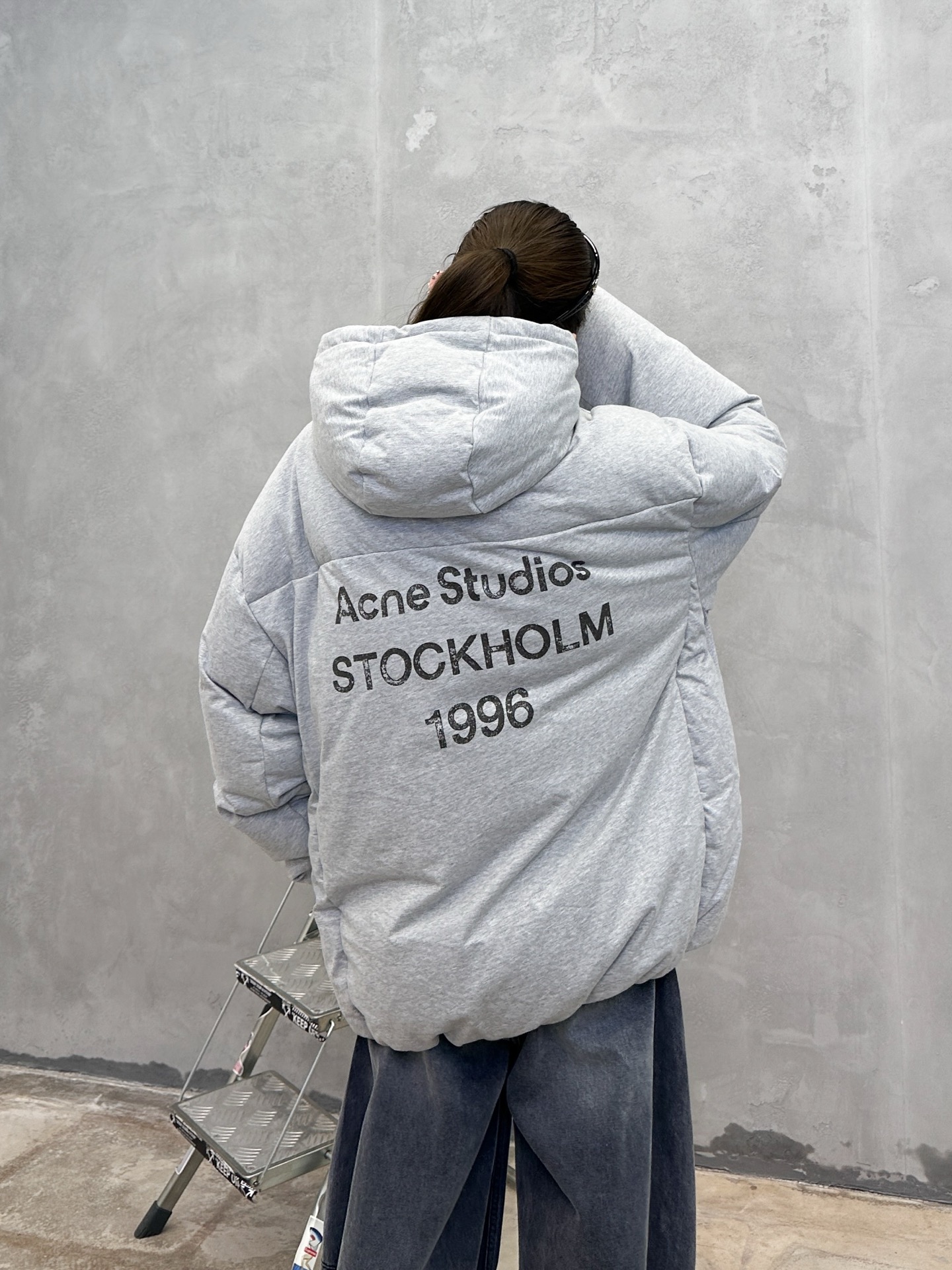 Acne ｜ 新款休闲羽绒服，成衣洗水印花工艺加90鹅绒填充，男女同款，尺码sml