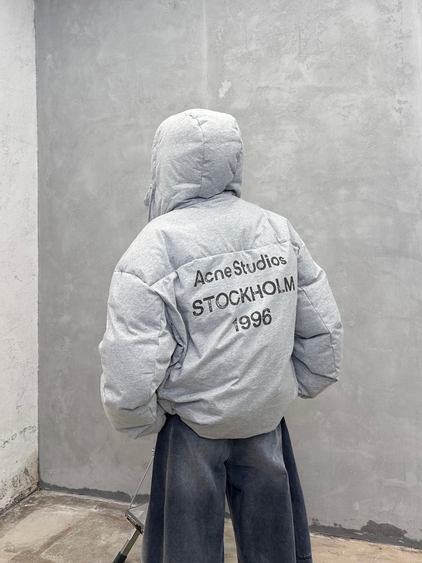 Acne ｜ 新款休闲羽绒服，成衣洗水印花工艺加90鹅绒填充，男女同款，尺码sml