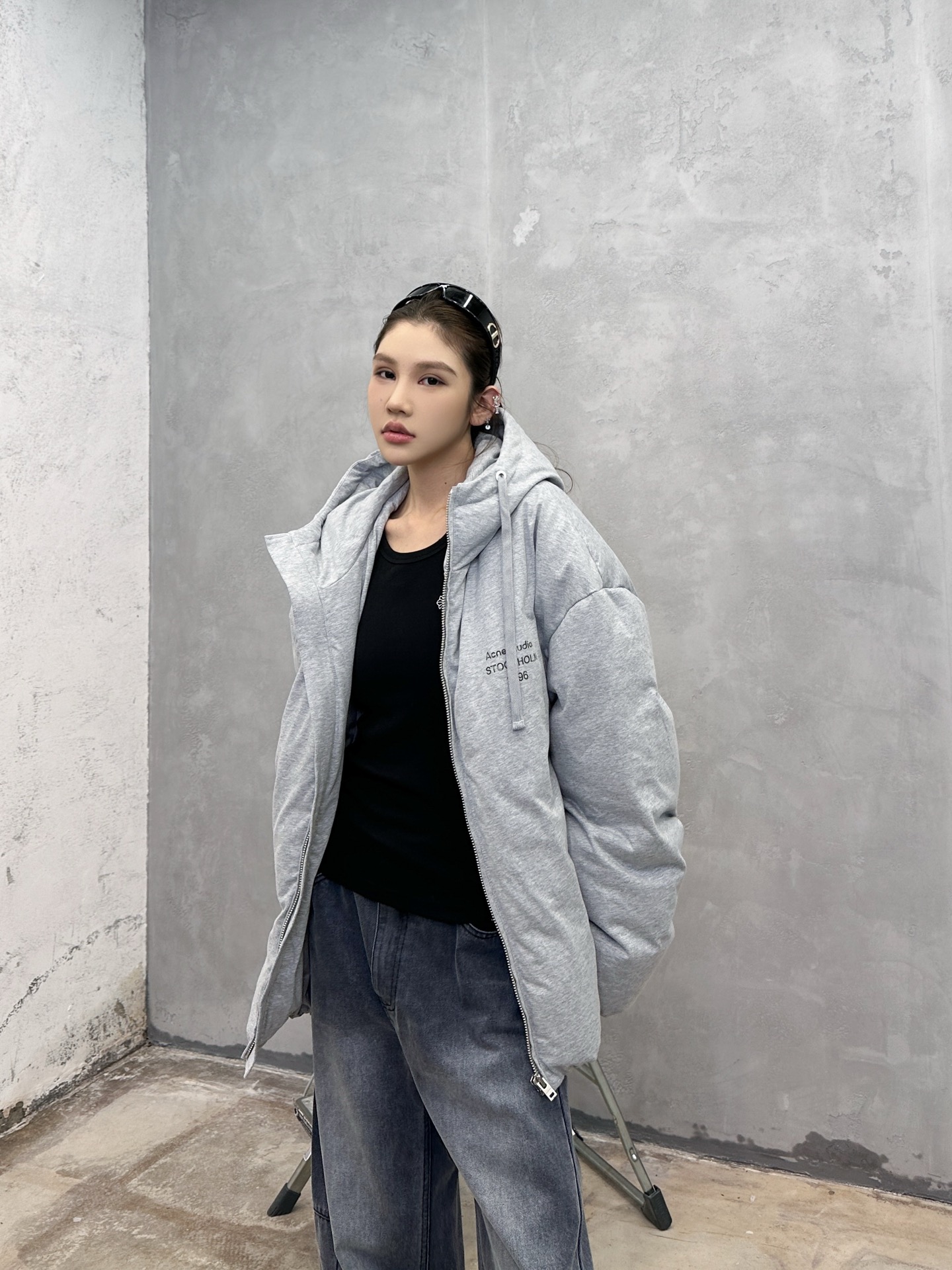 Acne ｜ 新款休闲羽绒服，成衣洗水印花工艺加90鹅绒填充，男女同款，尺码sml