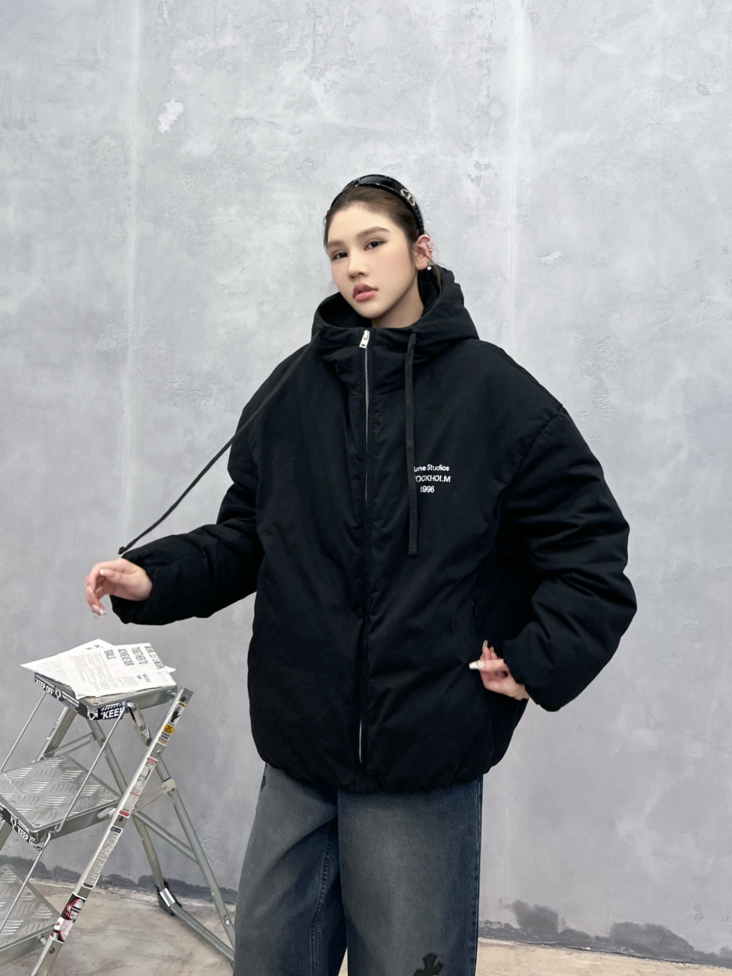 Acne ｜ 新款休闲羽绒服，成衣洗水印花工艺加90鹅绒填充，男女同款，尺码sml