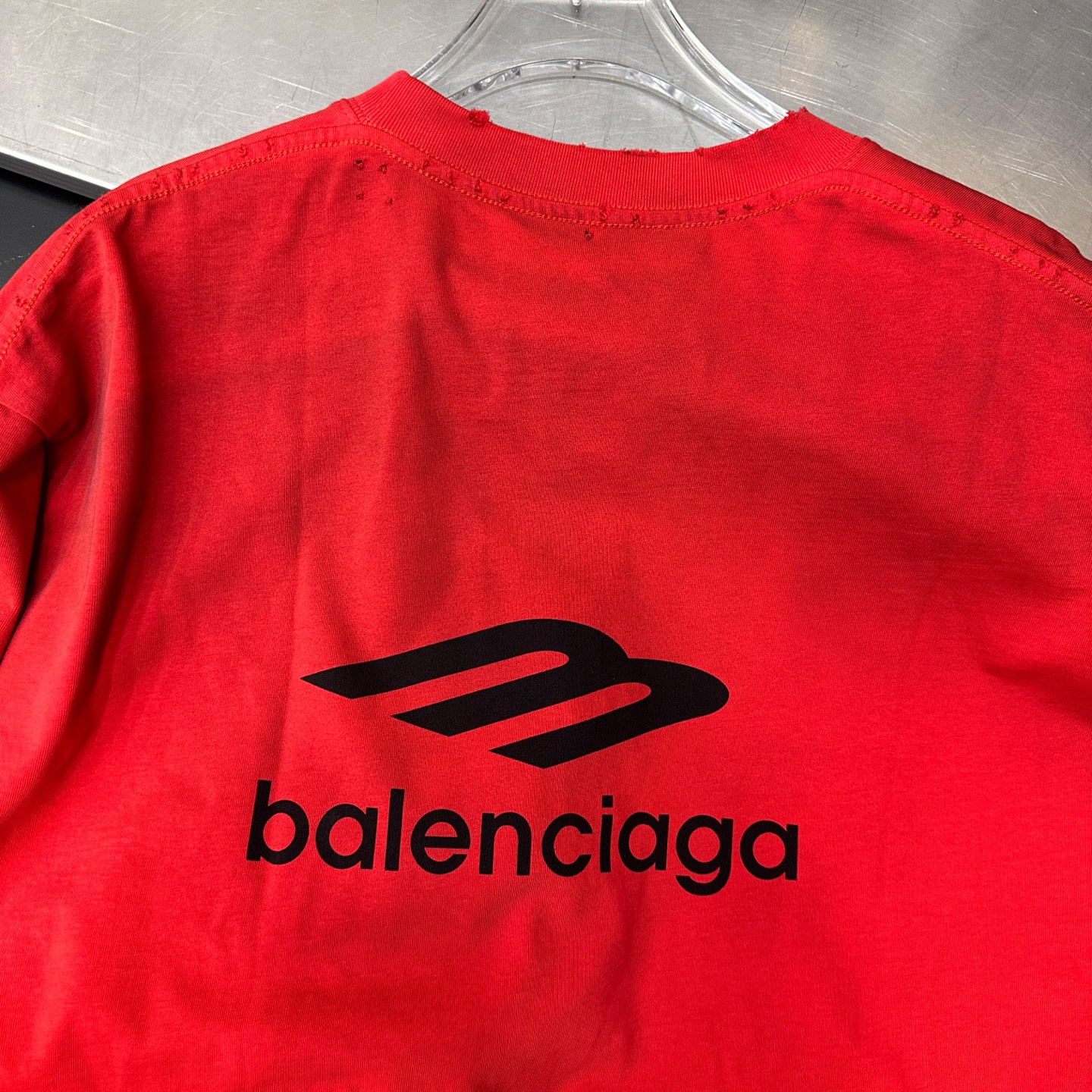 巴黎 ｜ 新款长袖t，成衣洗水喷色吊磨工艺加多处印花，男女同款，尺码sml