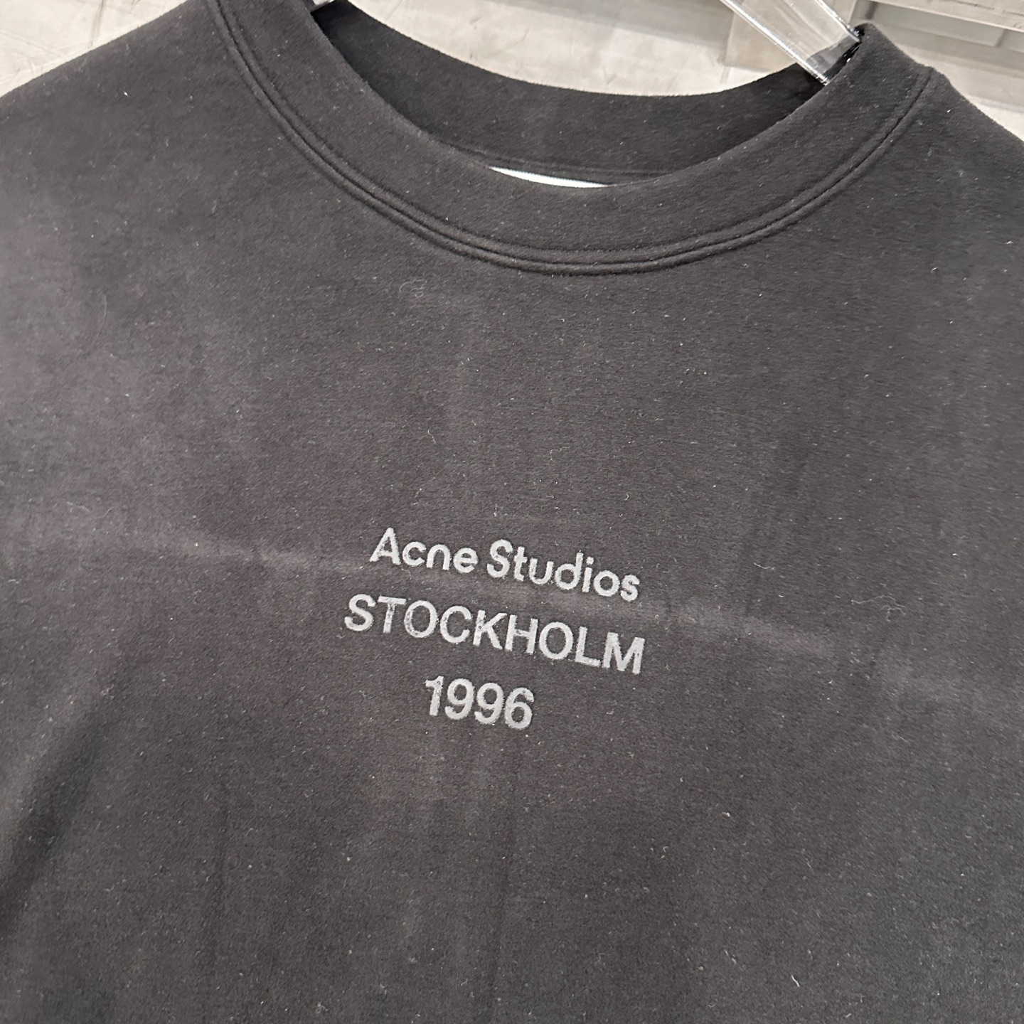 Acne ｜ 新款短袖t，成衣洗水加经典厚版印花工艺，进口最新再生纤维保暖面料，男女同款，尺码sml