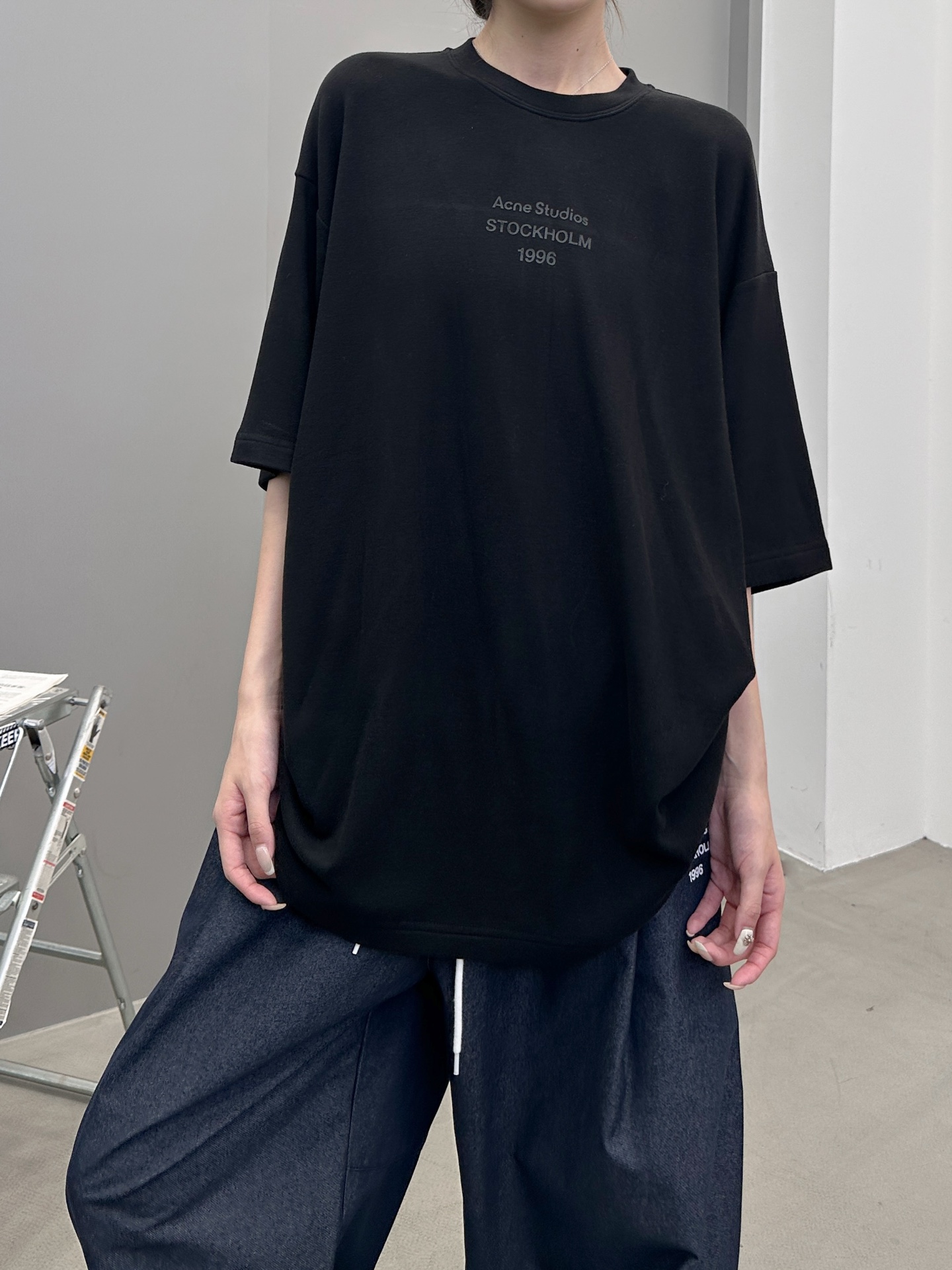 Acne ｜ 新款短袖t，成衣洗水加经典厚版印花工艺，进口最新再生纤维保暖面料，男女同款，尺码sml
