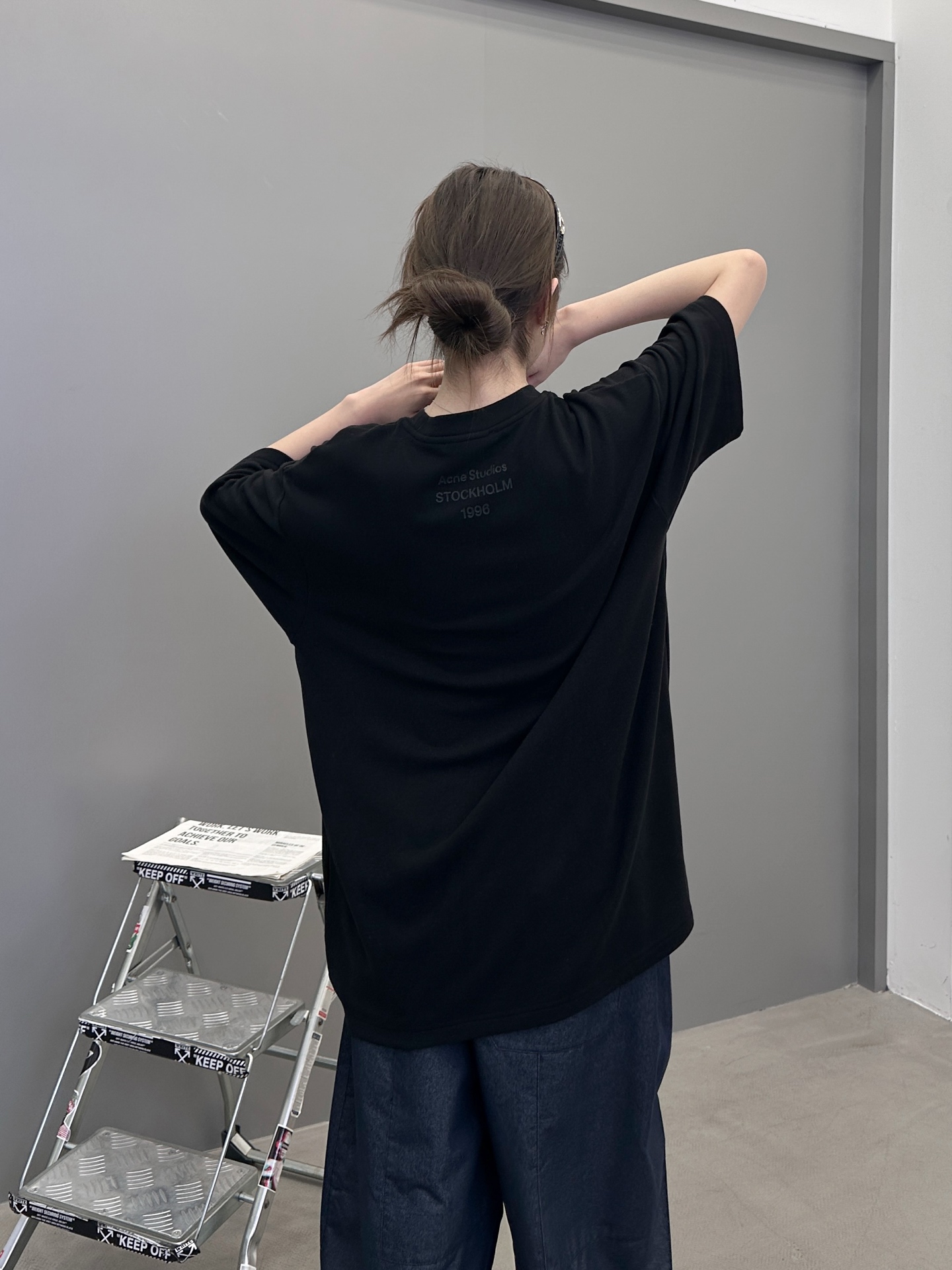 Acne ｜ 新款短袖t，成衣洗水加经典厚版印花工艺，进口最新再生纤维保暖面料，男女同款，尺码sml