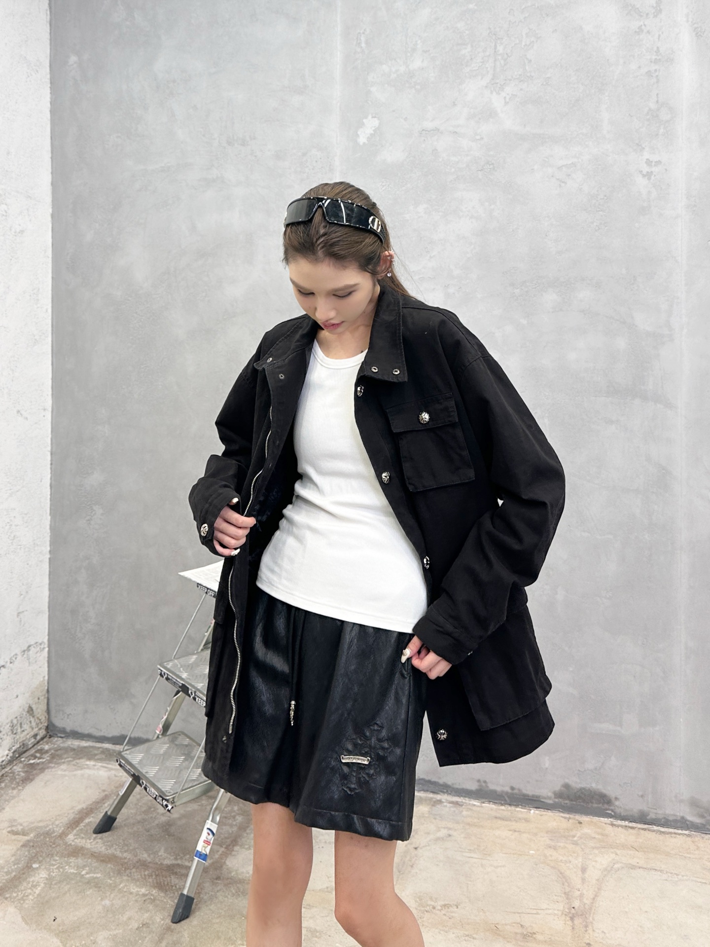 克罗心 ｜ 新款风衣外套，成衣洗水加品牌经典五金，进口高密卡其布，男女同款，尺码sml