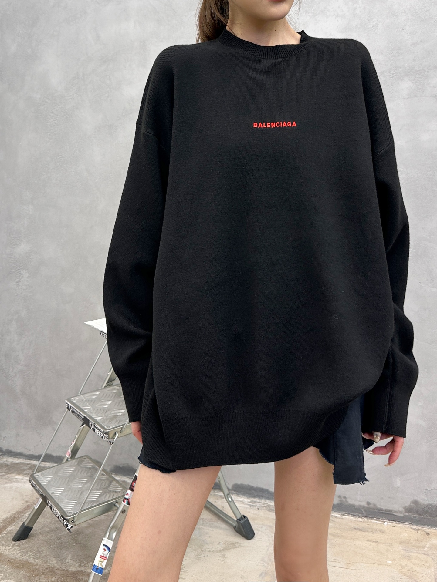 巴黎 ｜ 新款羊毛上衣，经典刺绣标，羊毛混纺纱线，休闲时尚，男女同款，尺码sml