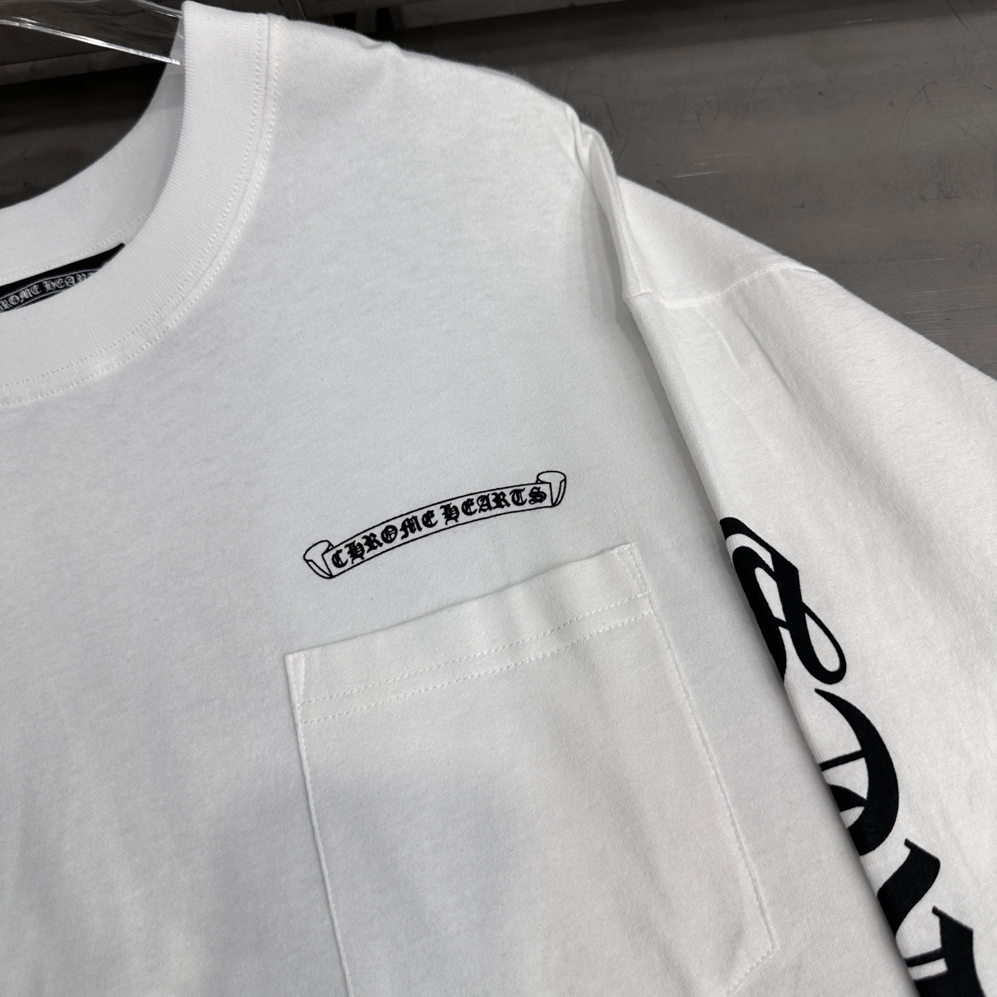 Chrome Hearts new long sleeve T-shirt, unisex sizes S/M/L, full print.-Big cat