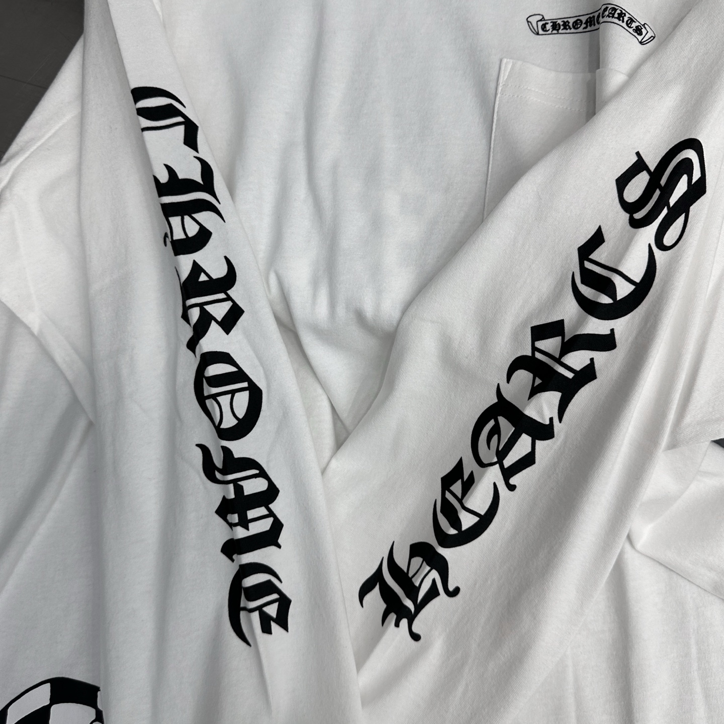 克罗心 ｜ 新款长袖t，成衣洗水工艺加全身6处印花，男女同款，尺码sml