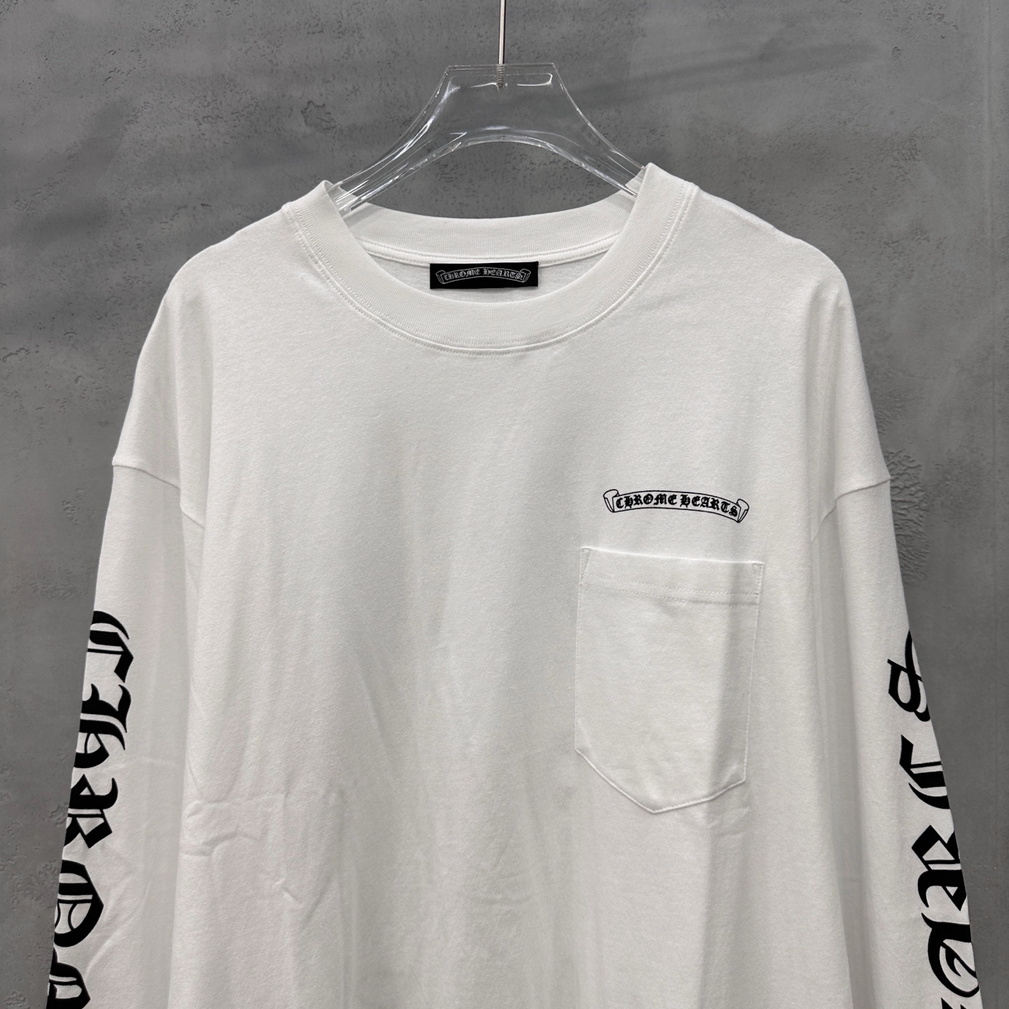 Chrome Hearts new long sleeve T-shirt, unisex sizes S/M/L, full print.-Big cat