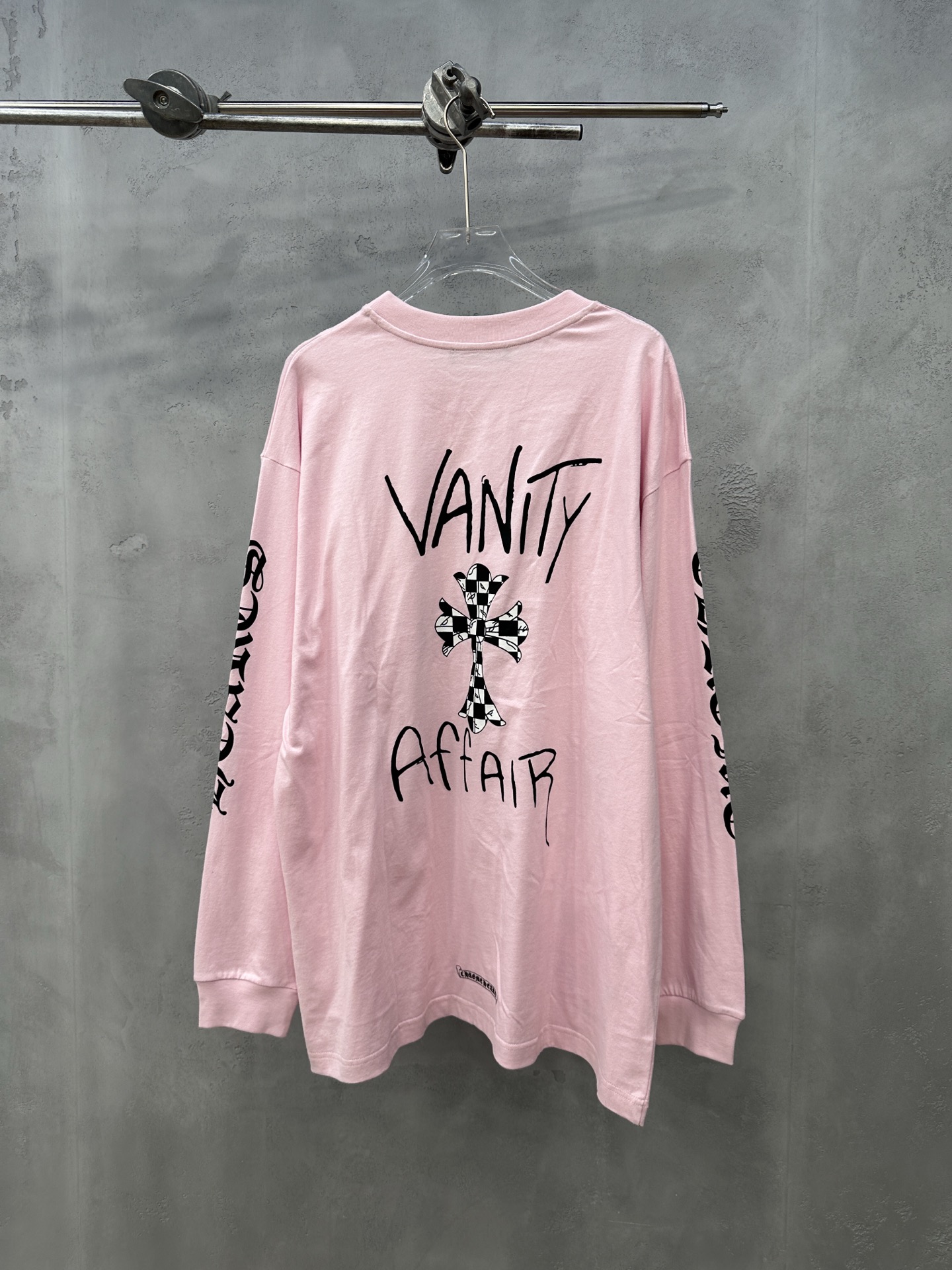 Chrome Hearts new long sleeve T-shirt, unisex sizes S/M/L, full print.-Big cat