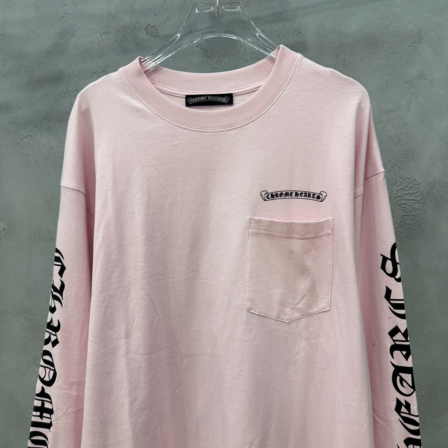 Chrome Hearts new long sleeve T-shirt, unisex sizes S/M/L, full print.-Big cat