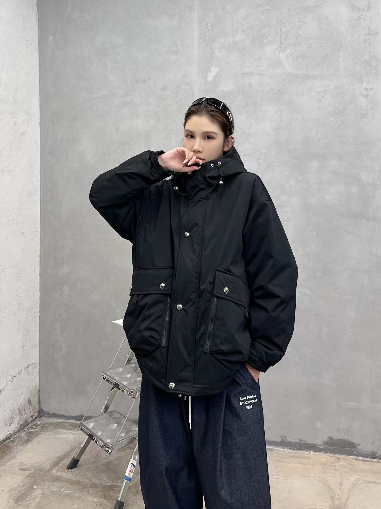 克罗心 ｜ 新款羽绒服，复杂结构休闲款，90鹅绒填充，休闲时尚款式，男女同款，尺码sml