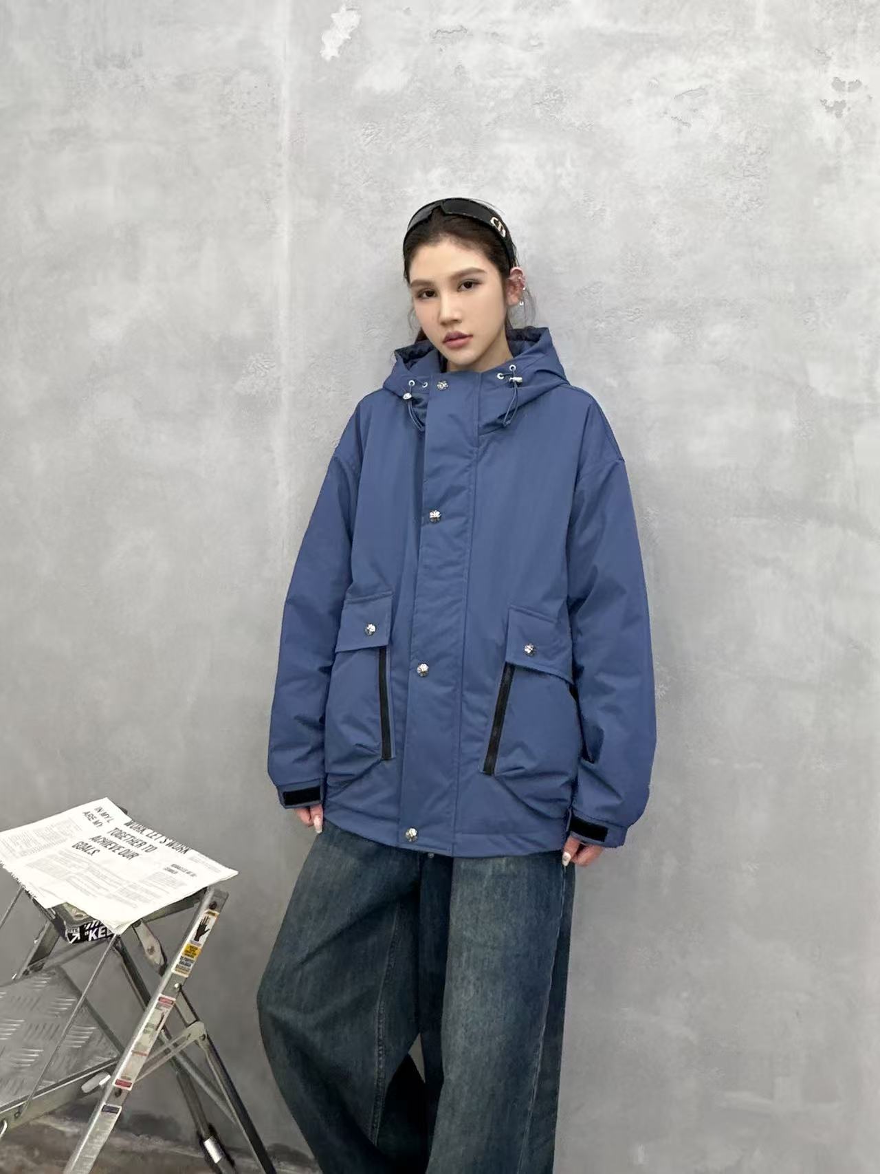 克罗心 ｜ 新款羽绒服，复杂结构休闲款，90鹅绒填充，休闲时尚款式，男女同款，尺码sml