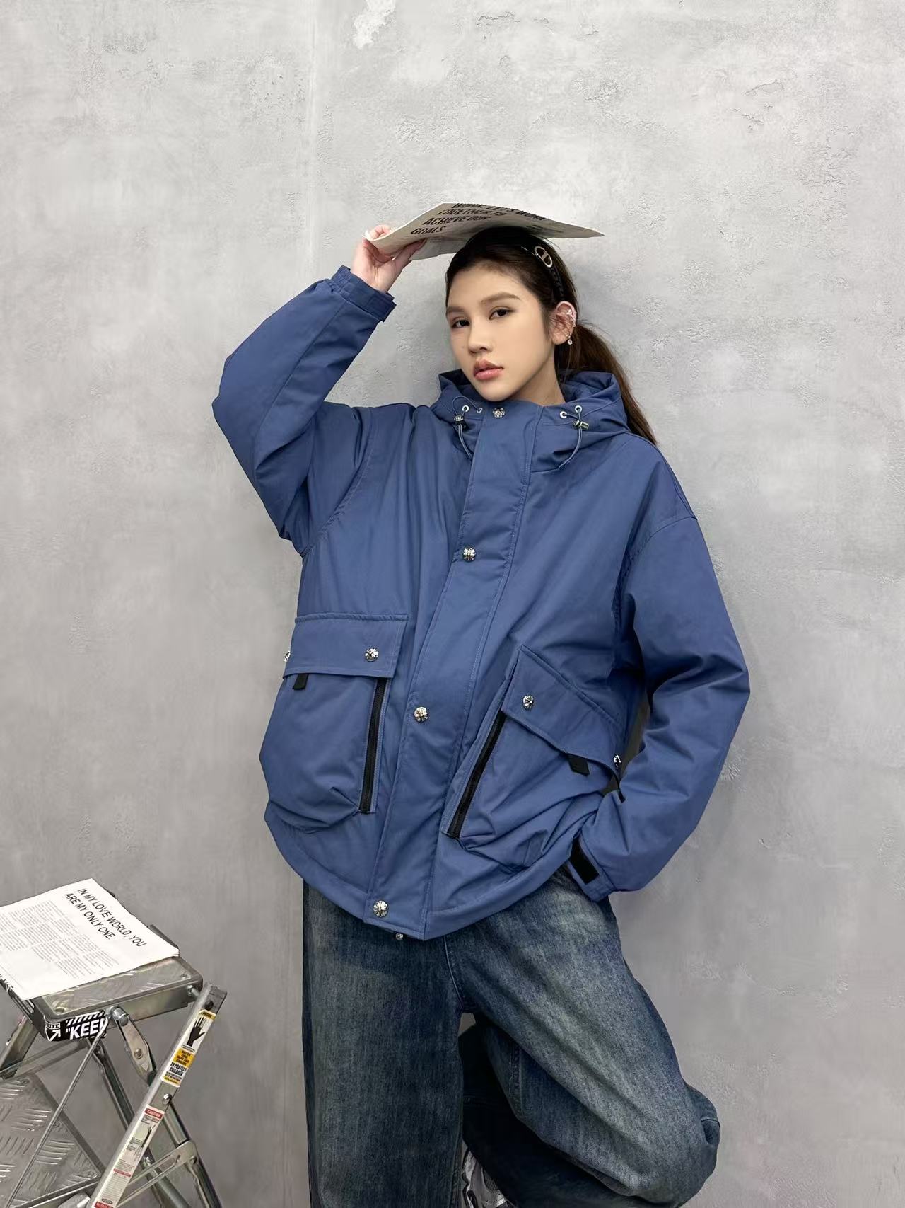 克罗心 ｜ 新款羽绒服，复杂结构休闲款，90鹅绒填充，休闲时尚款式，男女同款，尺码sml