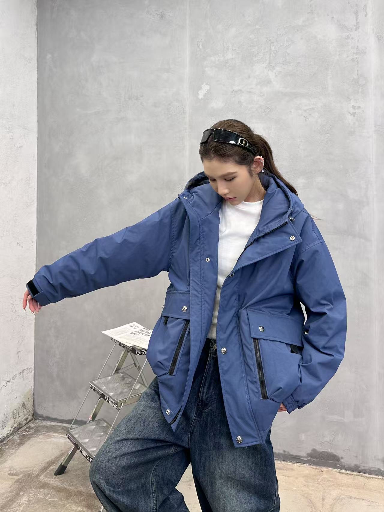 克罗心 ｜ 新款羽绒服，复杂结构休闲款，90鹅绒填充，休闲时尚款式，男女同款，尺码sml