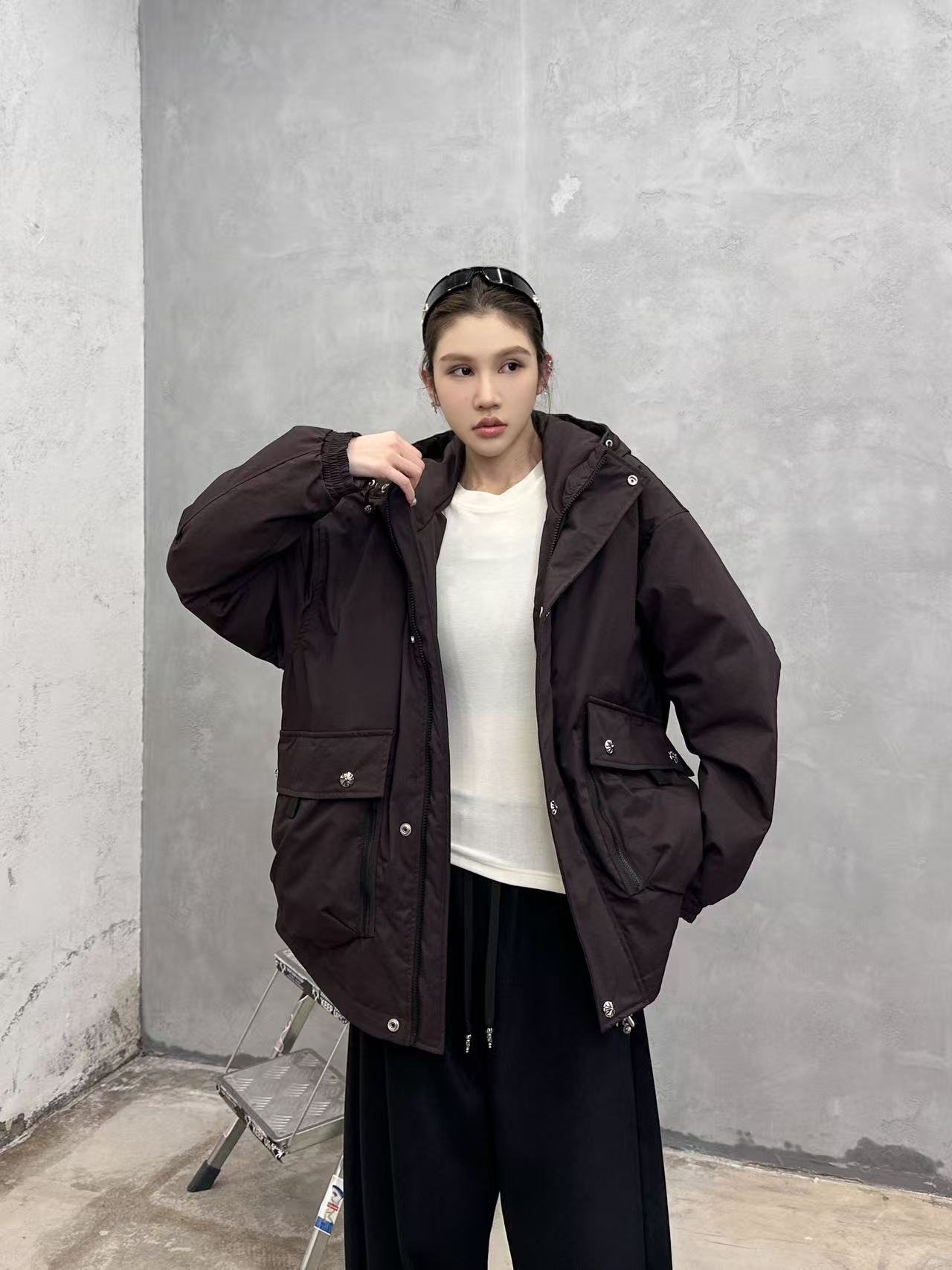 克罗心 ｜ 新款羽绒服，复杂结构休闲款，90鹅绒填充，休闲时尚款式，男女同款，尺码sml