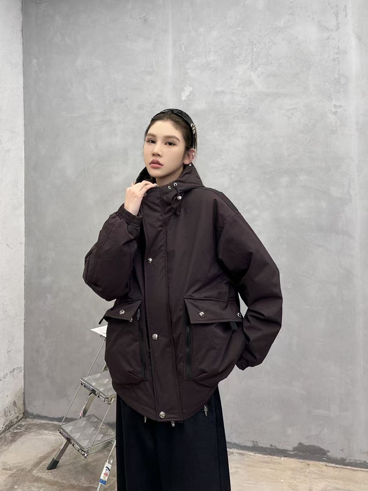 克罗心 ｜ 新款羽绒服，复杂结构休闲款，90鹅绒填充，休闲时尚款式，男女同款，尺码sml