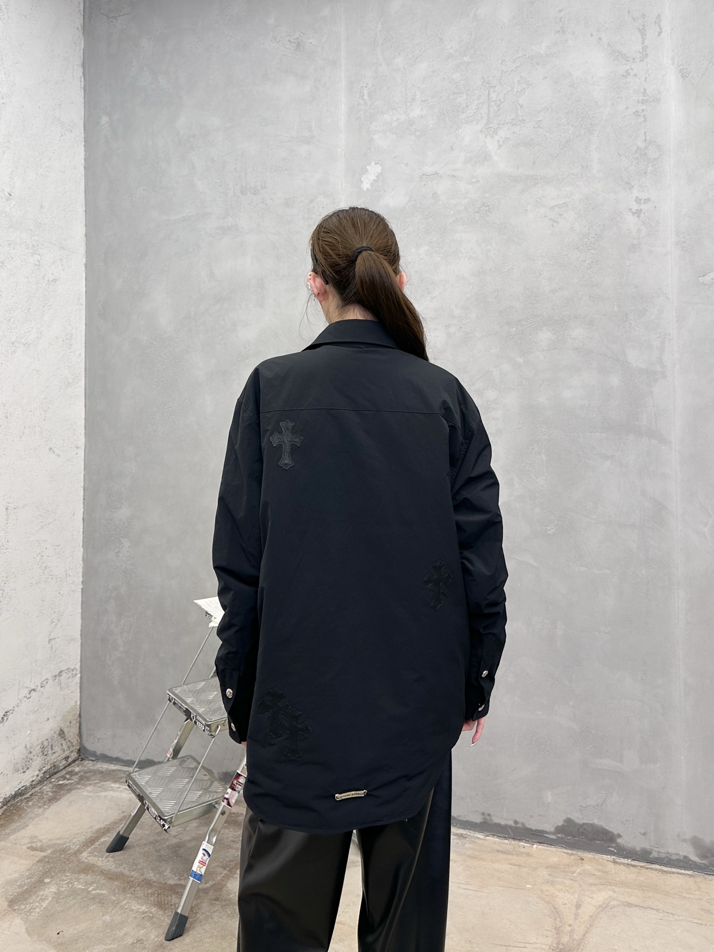 克罗心 ｜ 新款羽绒服，进口高密面料洗水加软工艺，90白鹅绒填充，手工刺绣十字标，男女同款，尺码sml