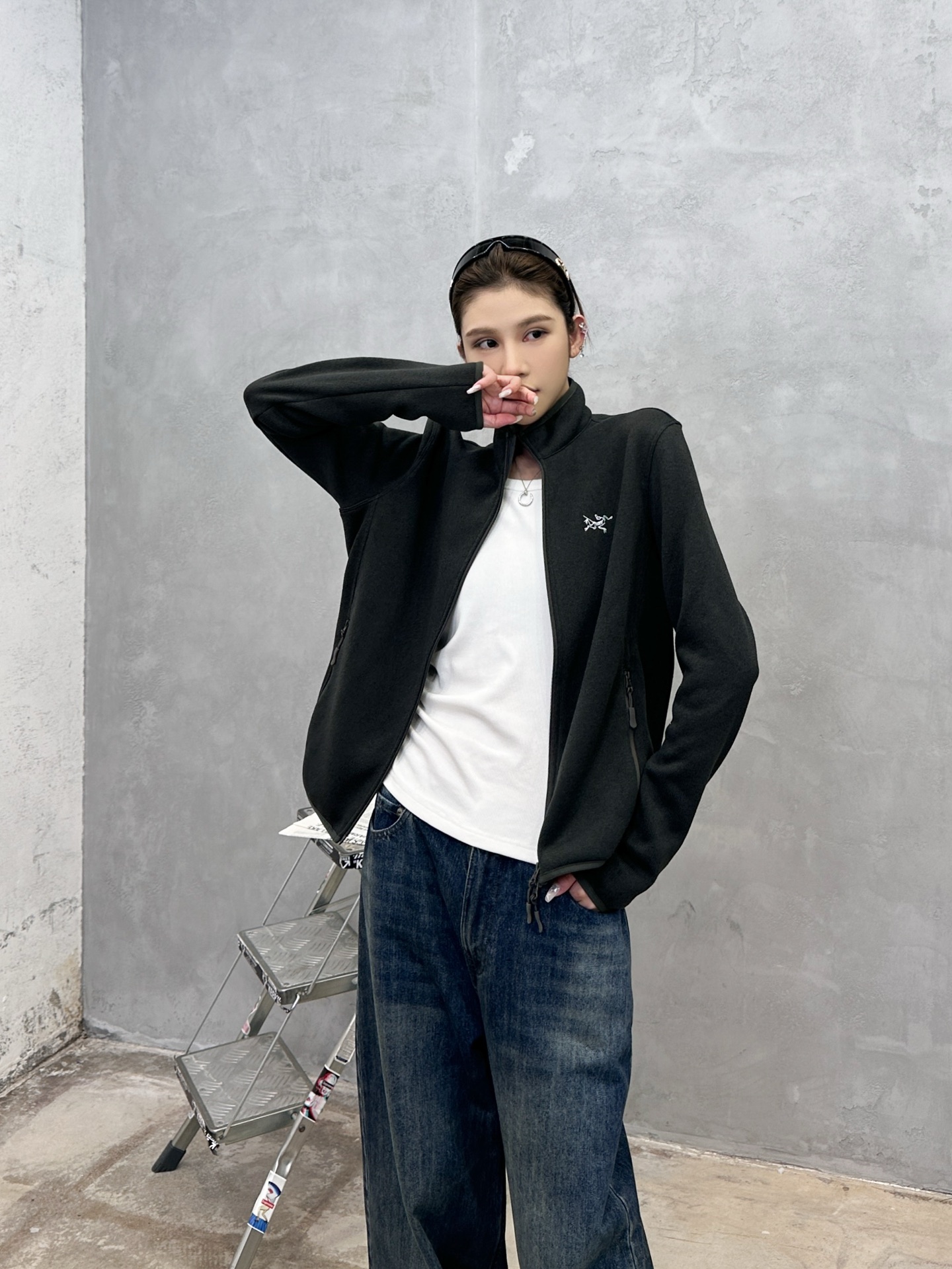 鸟 ｜ 新款休闲开衫，成衣洗水刺绣标工艺，保暖摇粒绒面料，休闲时尚，尺码sml