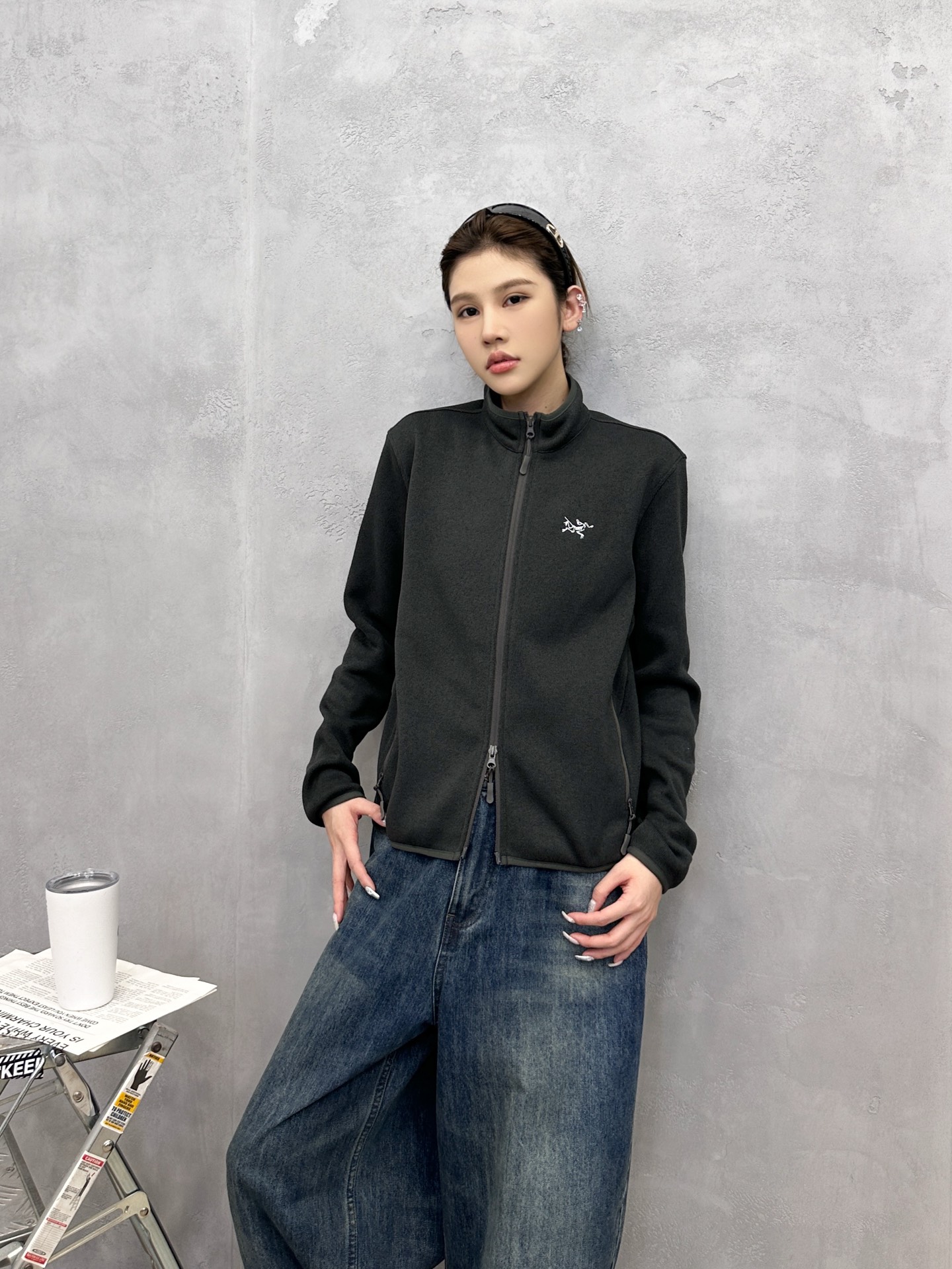 鸟 ｜ 新款休闲开衫，成衣洗水刺绣标工艺，保暖摇粒绒面料，休闲时尚，尺码sml