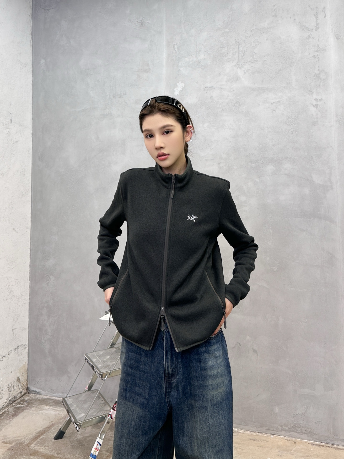 鸟 ｜ 新款休闲开衫，成衣洗水刺绣标工艺，保暖摇粒绒面料，休闲时尚，尺码sml