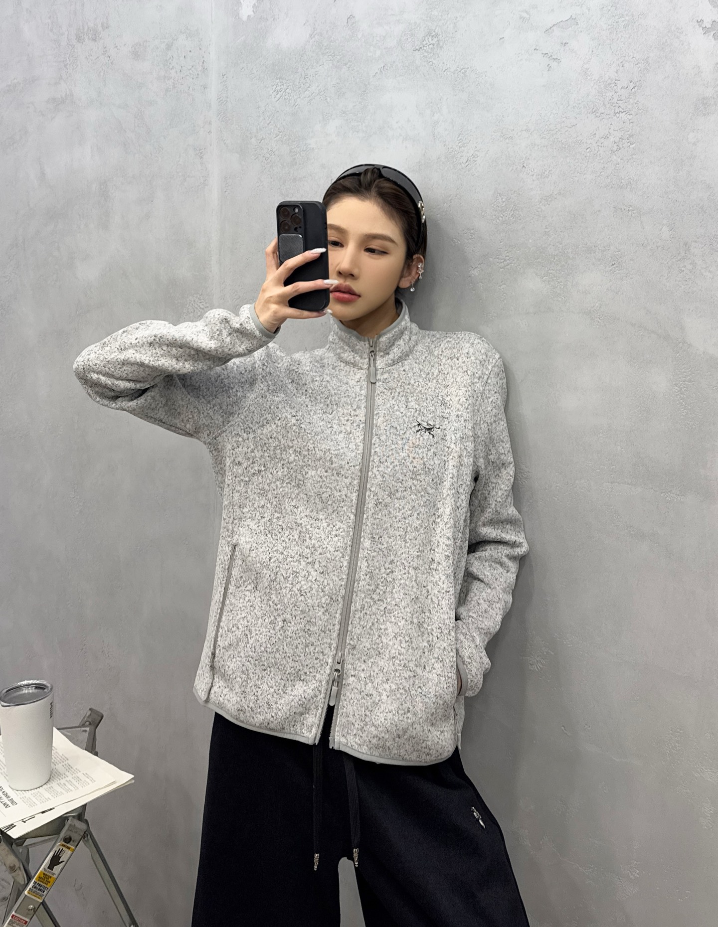 鸟 ｜ 新款休闲开衫，成衣洗水刺绣标工艺，保暖摇粒绒面料，休闲时尚，尺码sml