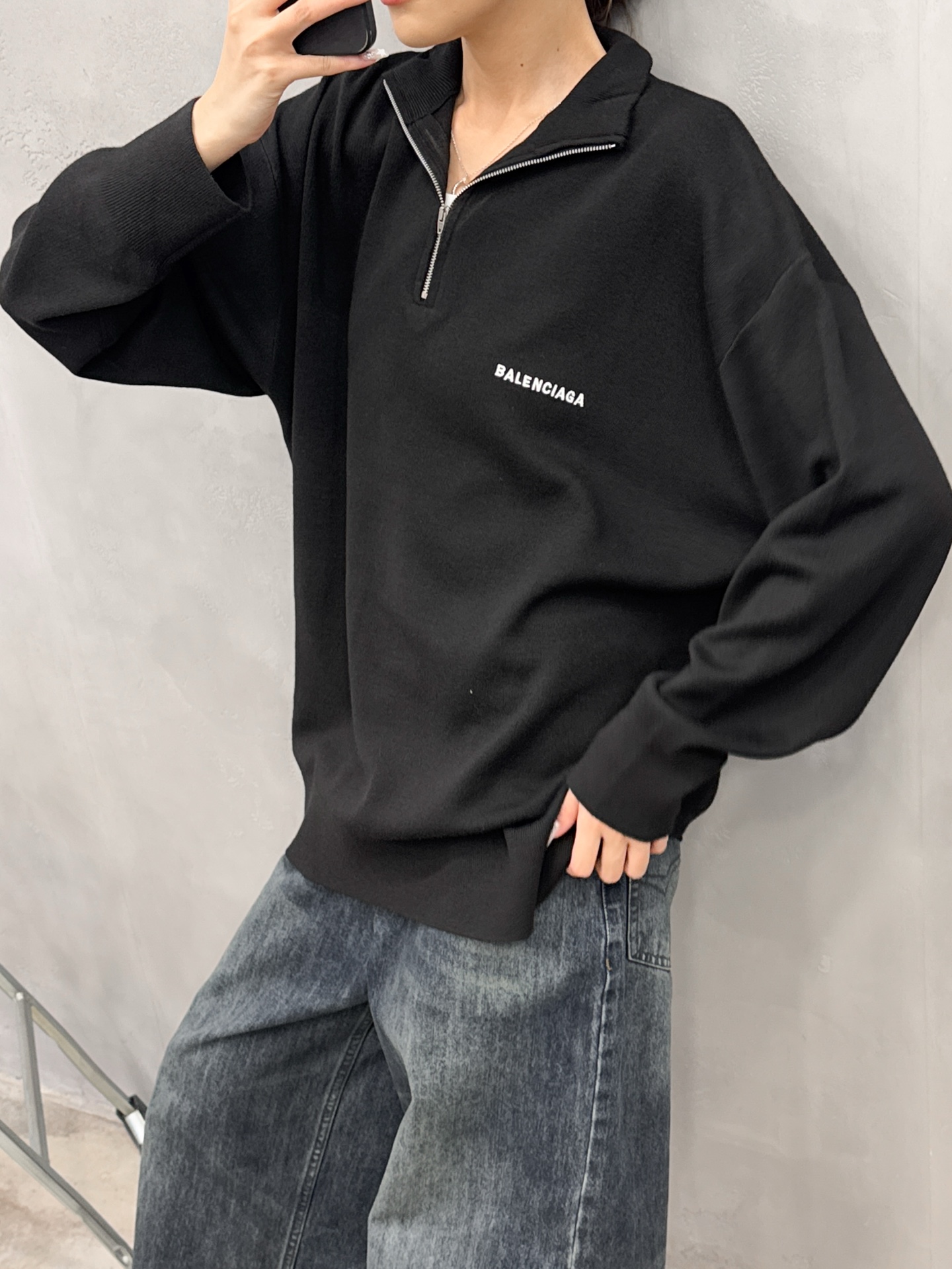 巴黎 ｜ 新款羊毛上衣，经典刺绣标，羊毛混纺纱线毛织，休闲时尚，男女同款，尺码sml