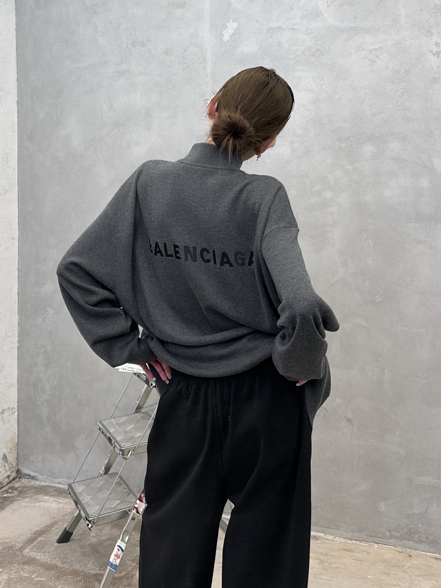 巴黎 ｜ 新款羊毛上衣，经典刺绣标，羊毛混纺纱线毛织，休闲时尚，男女同款，尺码sml