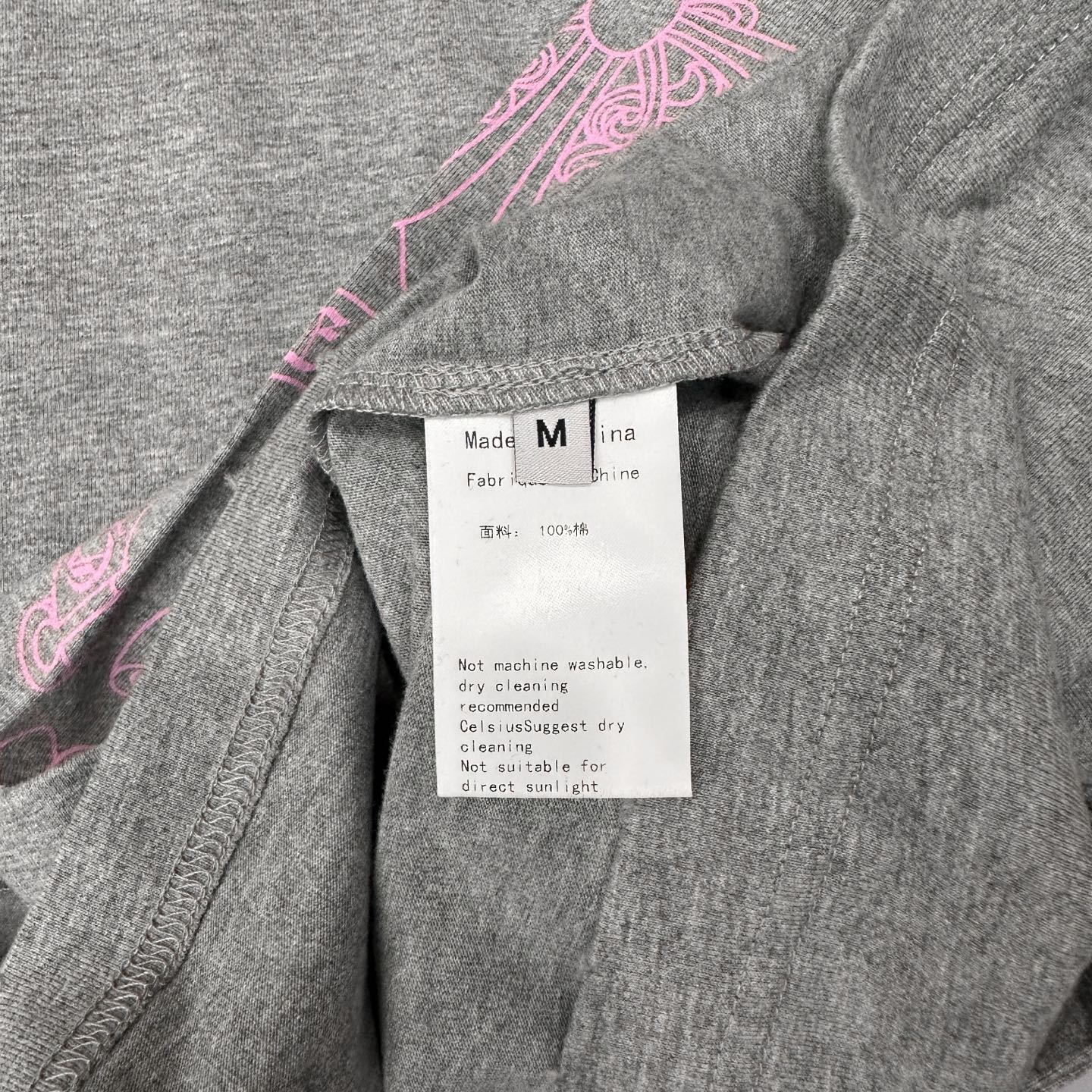 克罗心 ｜ 新款长袖t，成衣洗水吊磨工艺加5处印花，男女同款，尺码sml