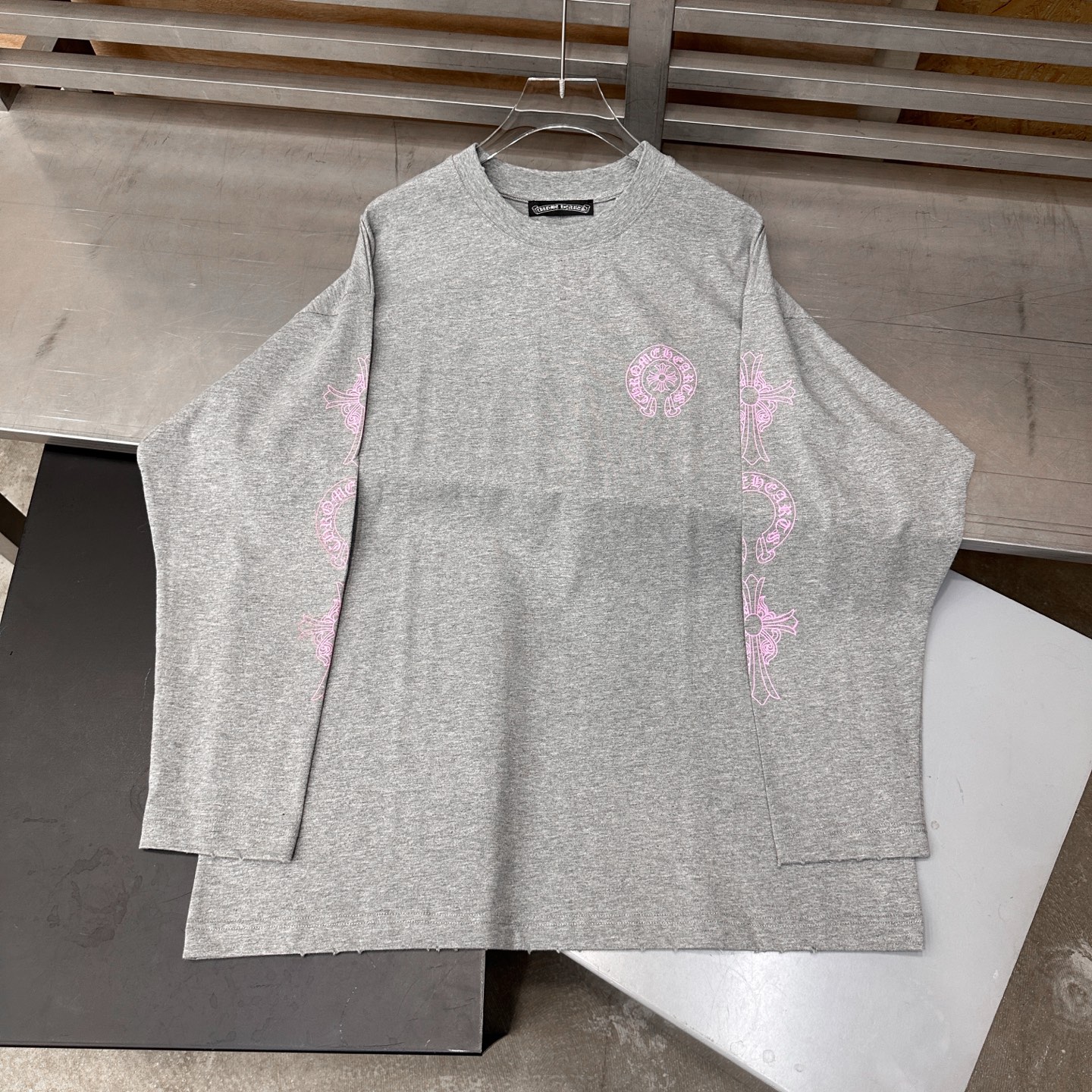 Chrome Hearts new long sleeve T-shirt, unisex, sizes S M L.-Big cat