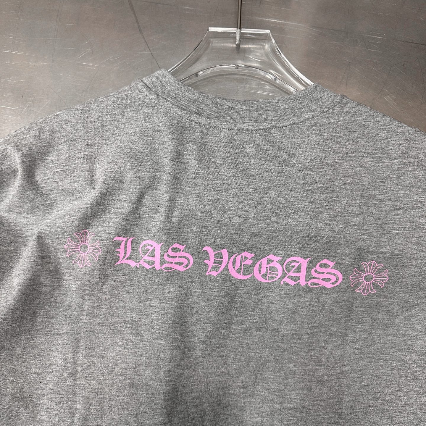 克罗心 ｜ 新款长袖t，成衣洗水吊磨工艺加5处印花，男女同款，尺码sml