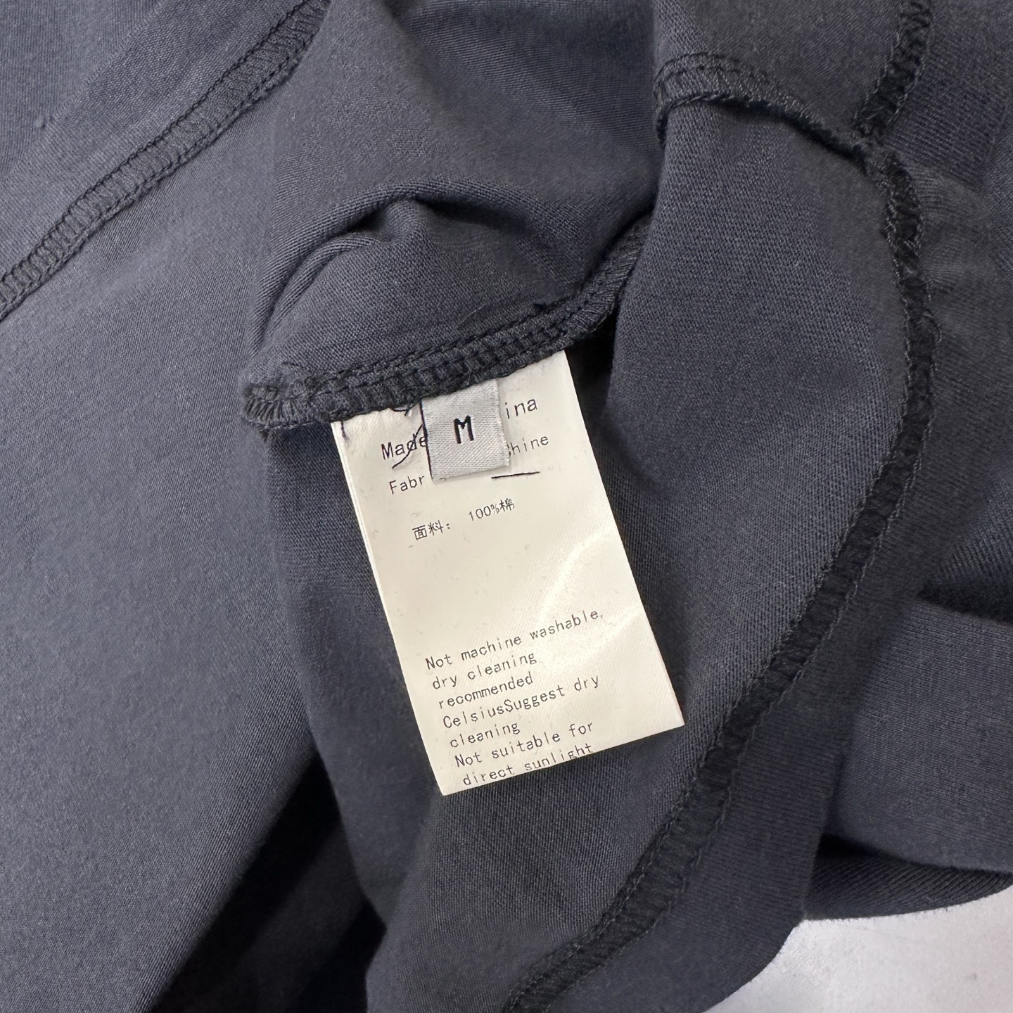 克罗心 ｜ 新款长袖t，成衣洗水吊磨工艺加5处印花，男女同款，尺码sml