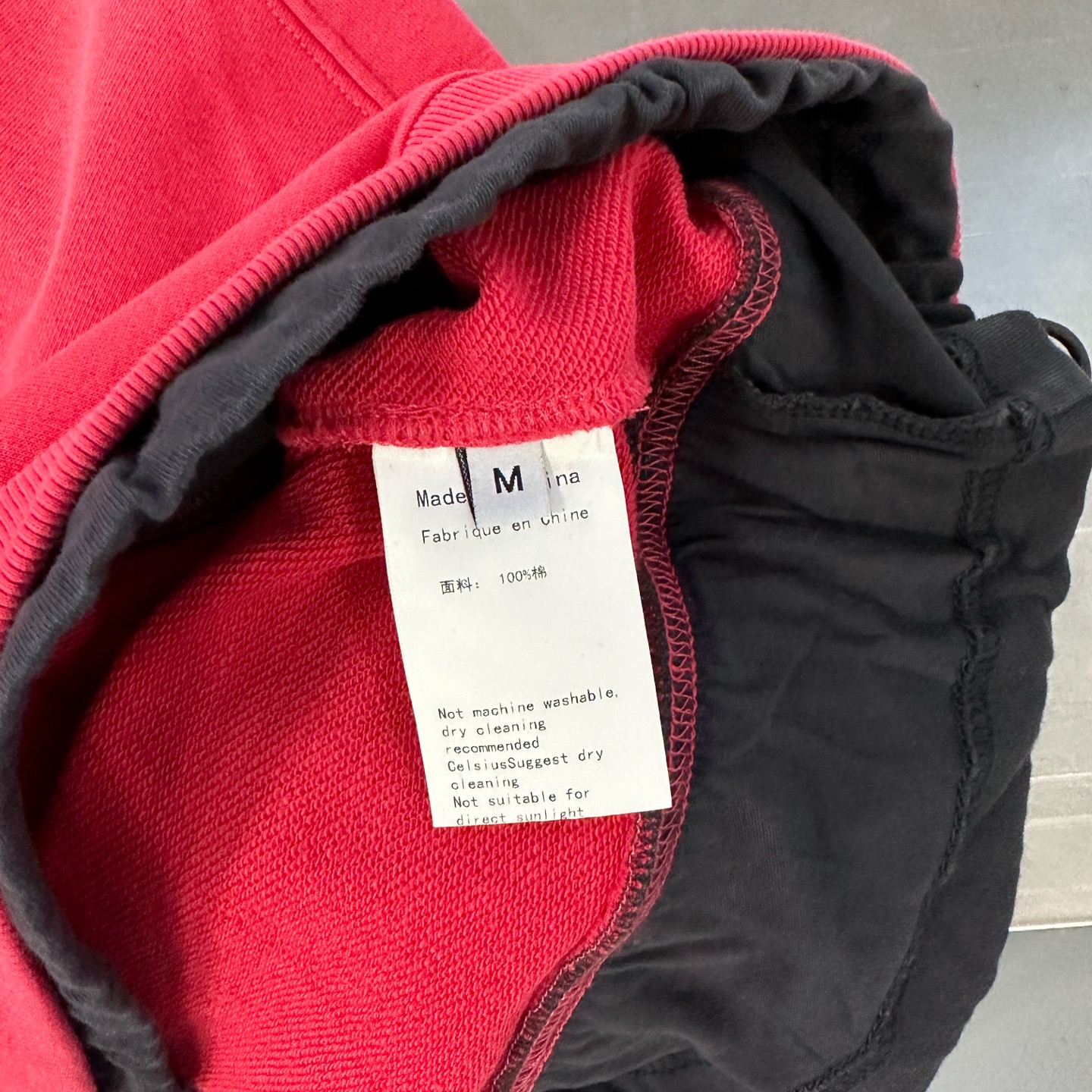 Acne ｜ 新款套头卫衣，成衣洗水炒色喷色工艺加前后印花，上下拼接假两件款式，男女同款，尺码sml