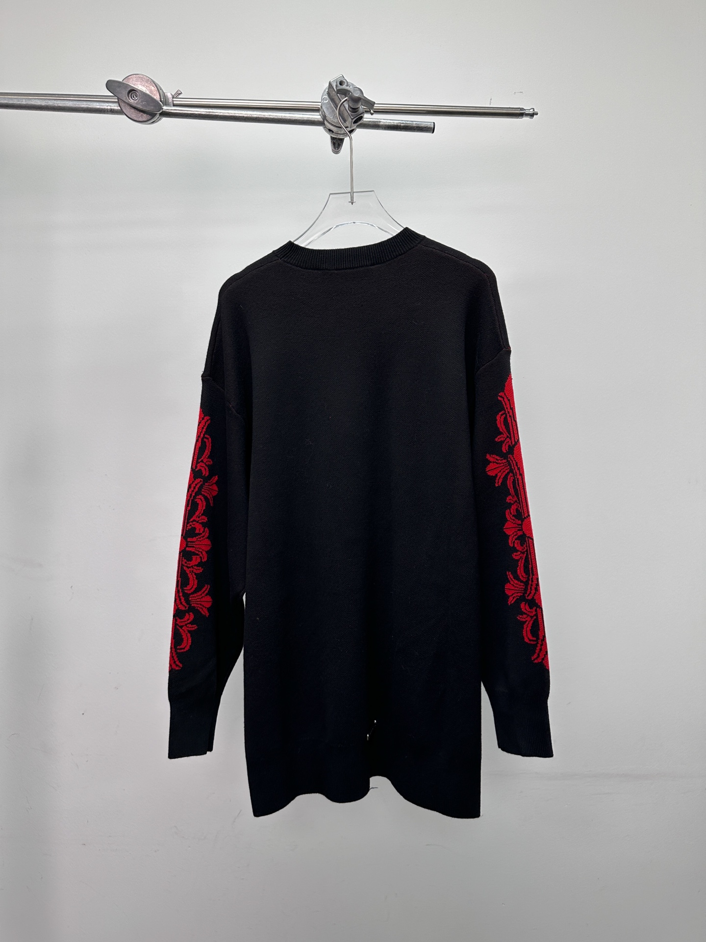 克罗心 ｜ 新款羊毛上衣，手工刺绣十字标，羊毛混纺提花图案，休闲时尚，男女同款，尺码sml