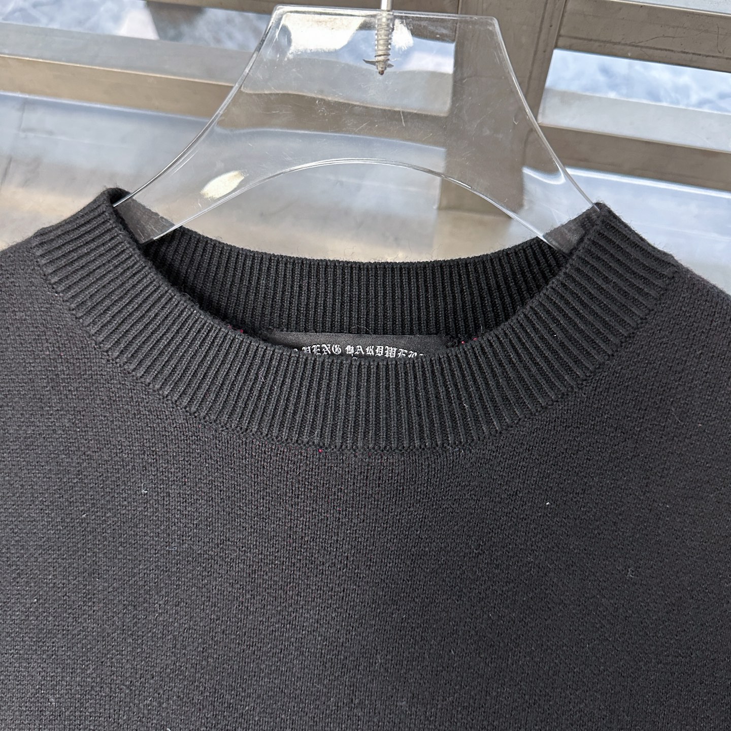 克罗心 ｜ 新款羊毛上衣，手工刺绣十字标，羊毛混纺提花图案，休闲时尚，男女同款，尺码sml