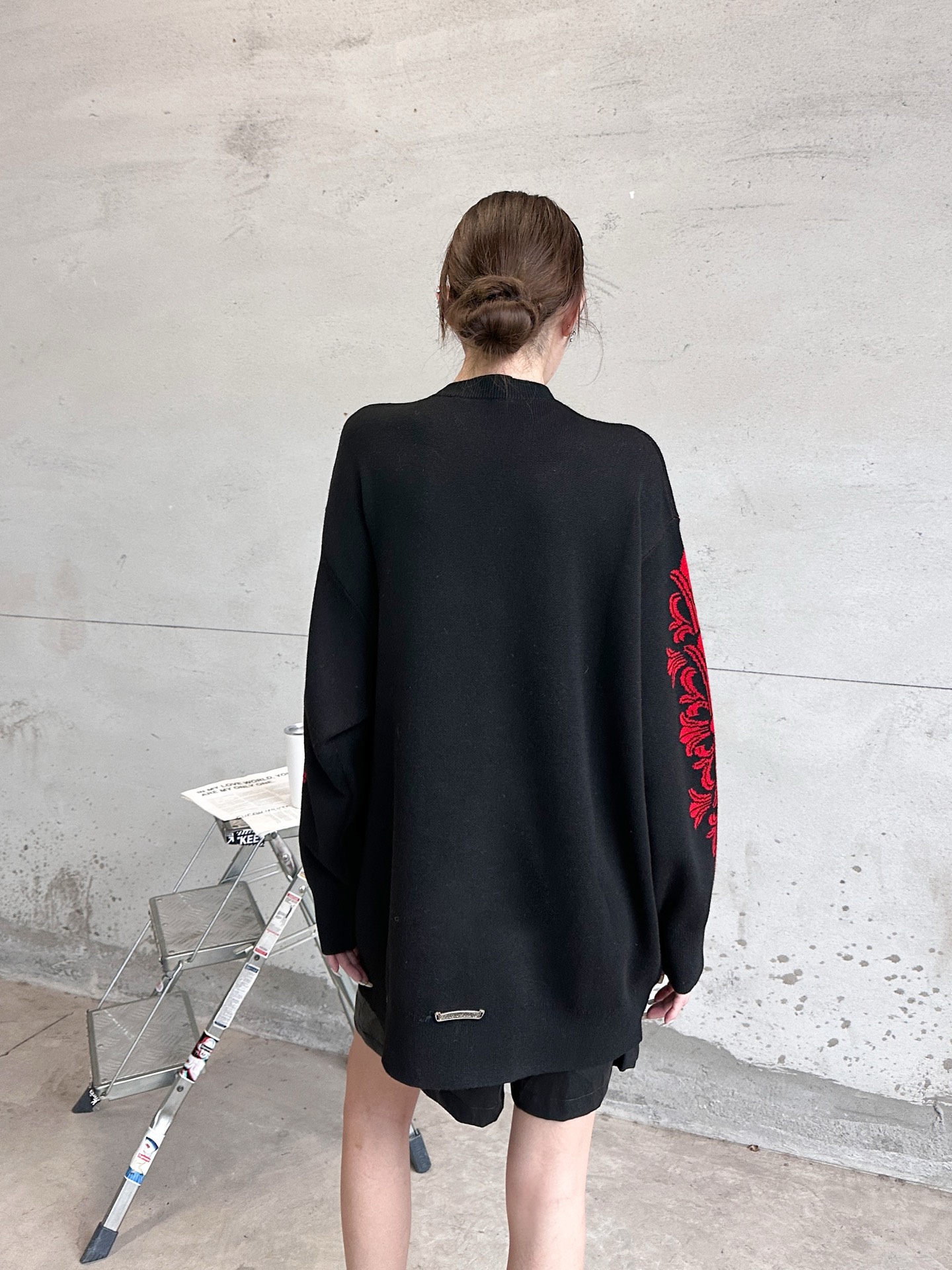 克罗心 ｜ 新款羊毛上衣，手工刺绣十字标，羊毛混纺提花图案，休闲时尚，男女同款，尺码sml