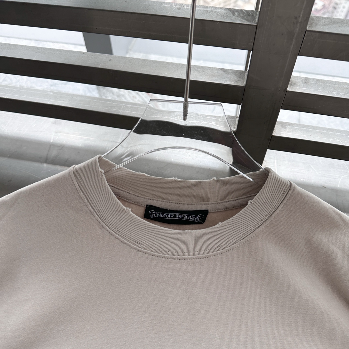 克罗心 ｜ 新款长袖t，成衣洗水吊磨工艺加多处印花，男女同款，尺码sml