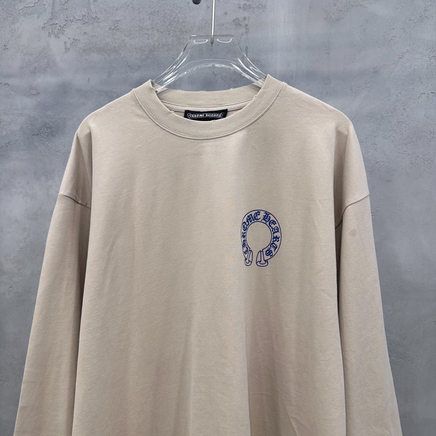 克罗心 ｜ 新款长袖t，成衣洗水吊磨工艺加多处印花，男女同款，尺码sml