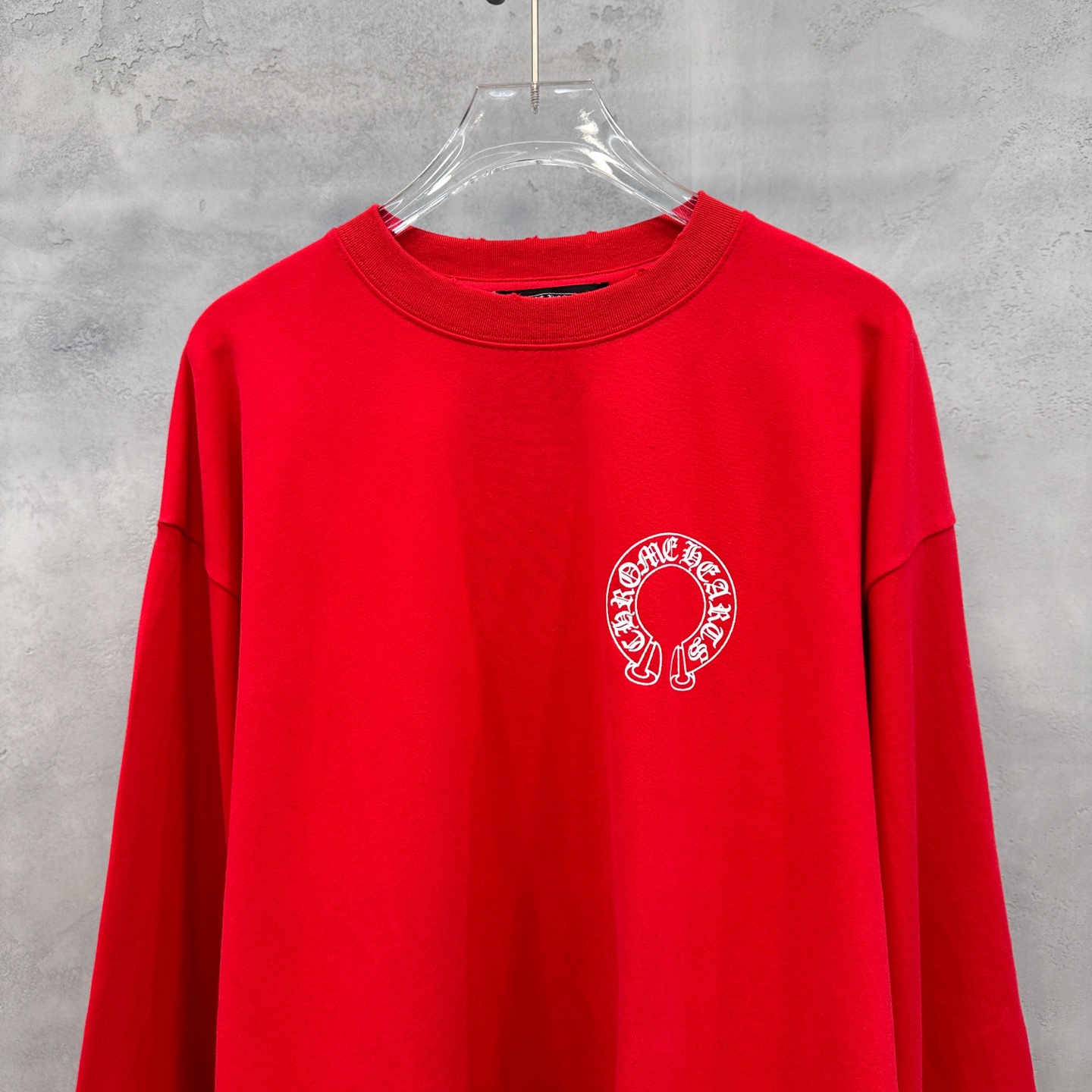 克罗心 ｜ 新款长袖t，成衣洗水吊磨工艺加多处印花，男女同款，尺码sml