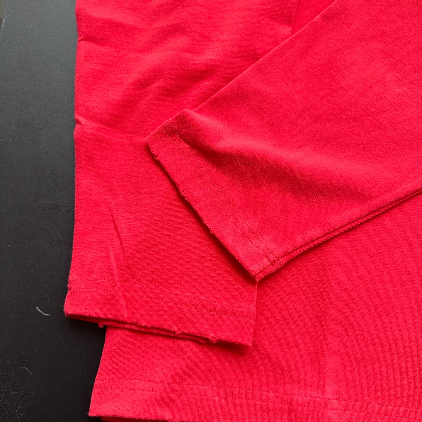 克罗心 ｜ 新款长袖t，成衣洗水吊磨工艺加多处印花，男女同款，尺码sml