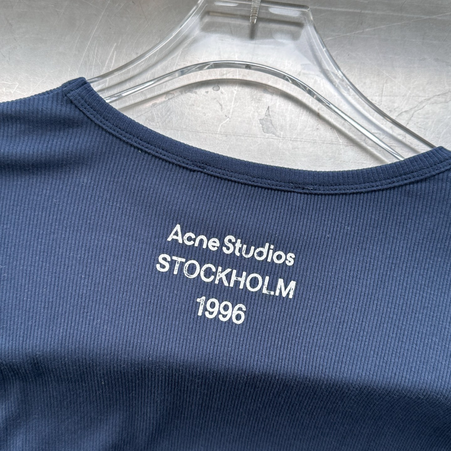 Acne ｜ 新款长袖打底，前后印花莫代尔亚麻面料，休闲时尚，尺码sml