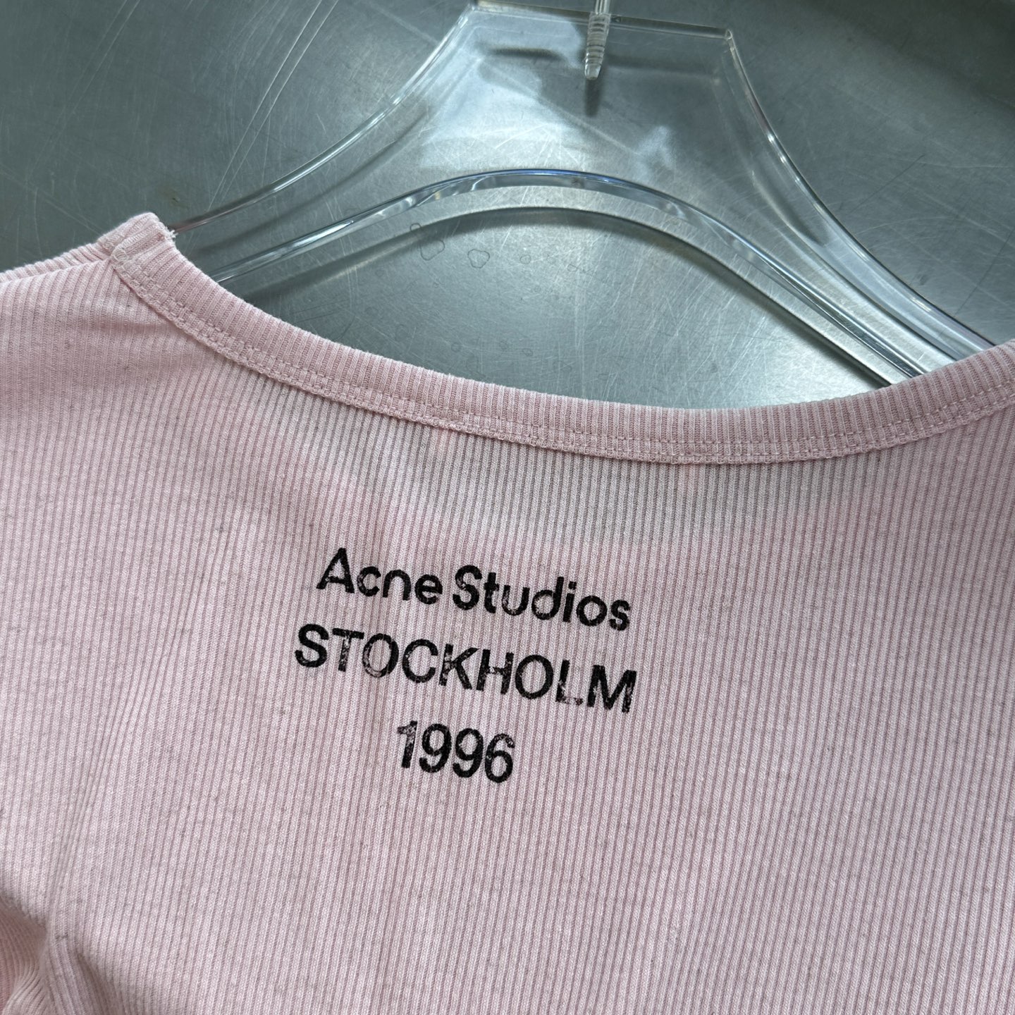 Acne ｜ 新款长袖打底，前后印花莫代尔亚麻面料，休闲时尚，尺码sml