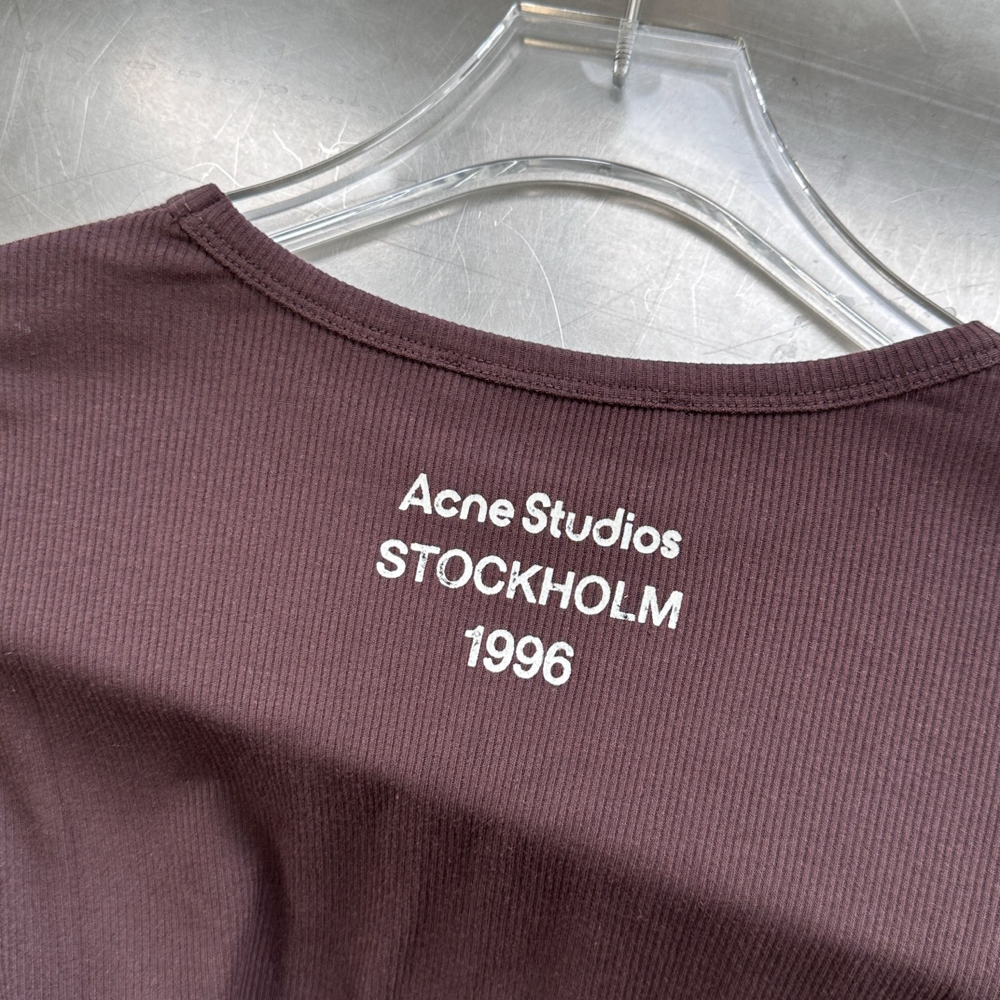 Acne ｜ 新款长袖打底，前后印花莫代尔亚麻面料，休闲时尚，尺码sml