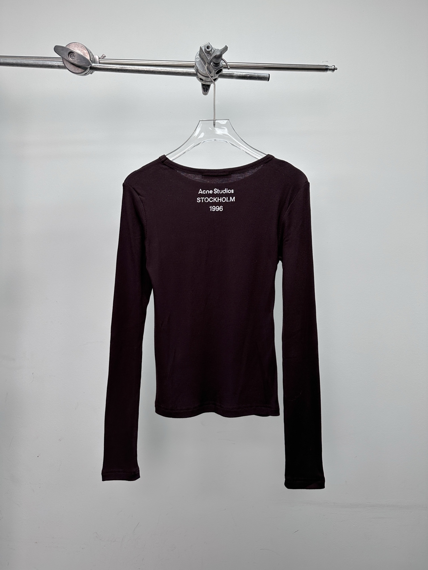 Acne ｜ 新款长袖打底，前后印花莫代尔亚麻面料，休闲时尚，尺码sml