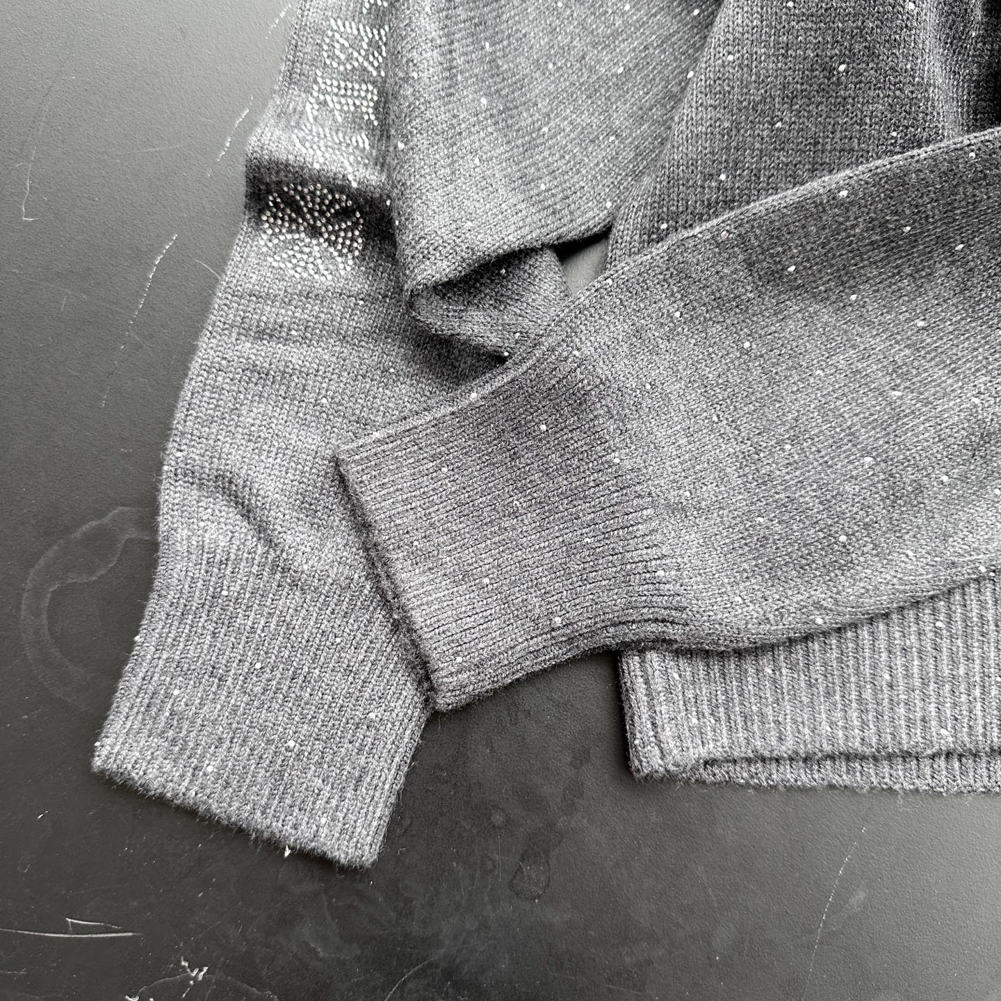 克罗心 ｜ 新款羊毛开衫，成衣烫钻工艺，羊毛混纺面料，休闲时尚，尺码sml