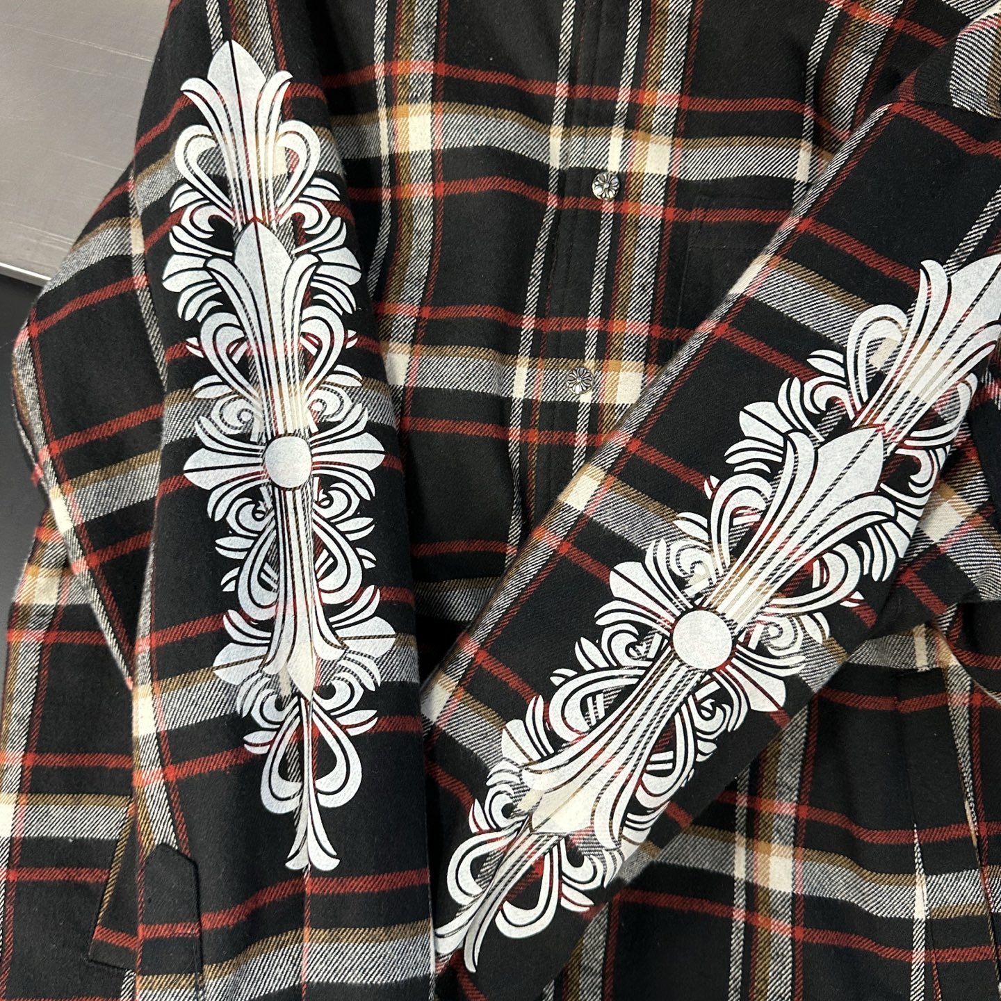 克罗心 ｜ 新款棉衬衣，成衣洗水印花工艺，休闲时尚全棉格子面料，男女同款，尺码sml