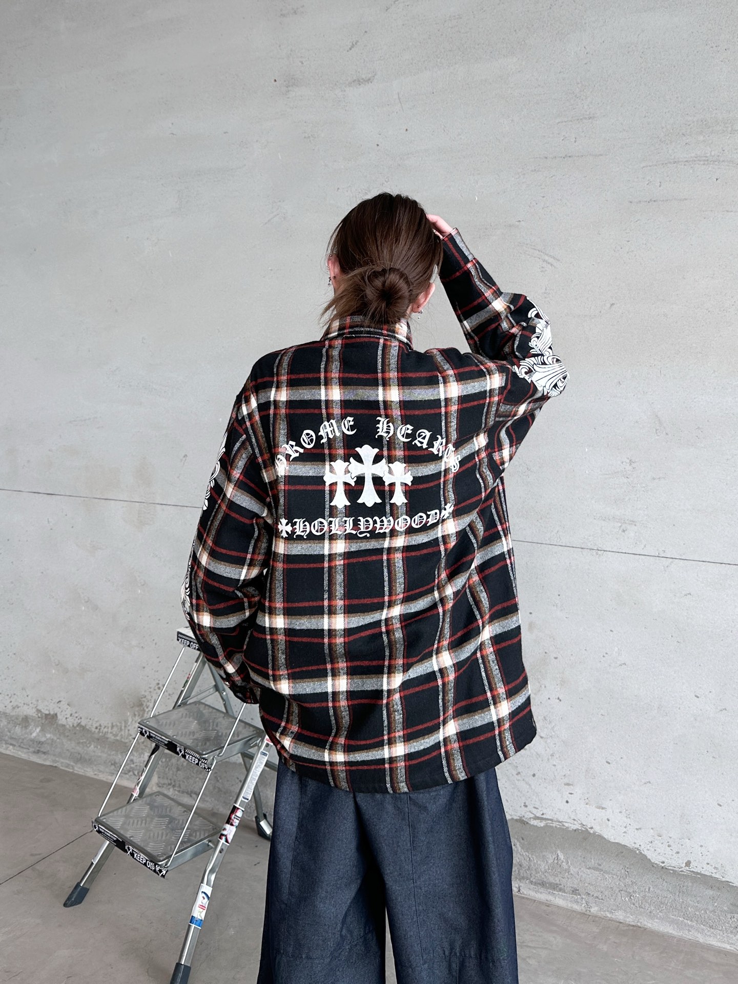 克罗心 ｜ 新款棉衬衣，成衣洗水印花工艺，休闲时尚全棉格子面料，男女同款，尺码sml