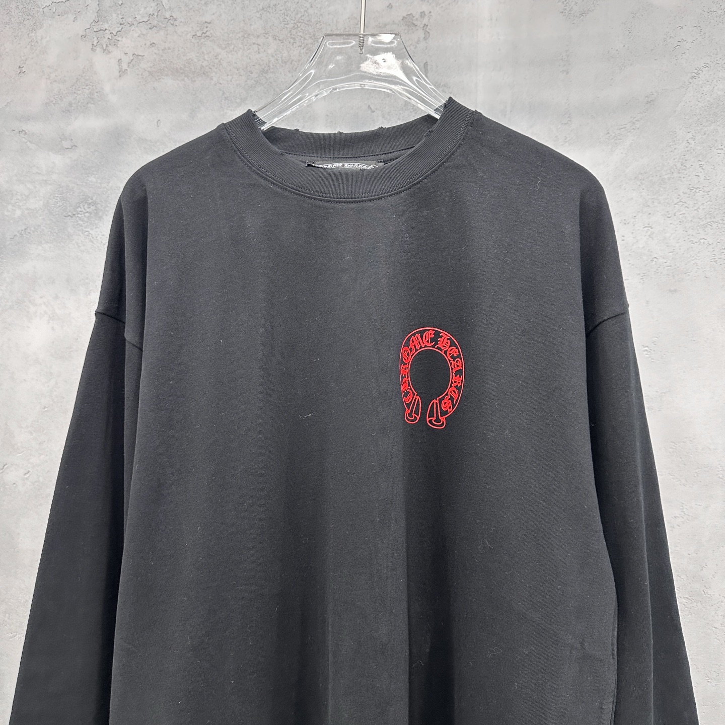 克罗心 ｜ 新款长袖t，成衣洗水吊磨工艺加多处印花，男女同款，尺码sml