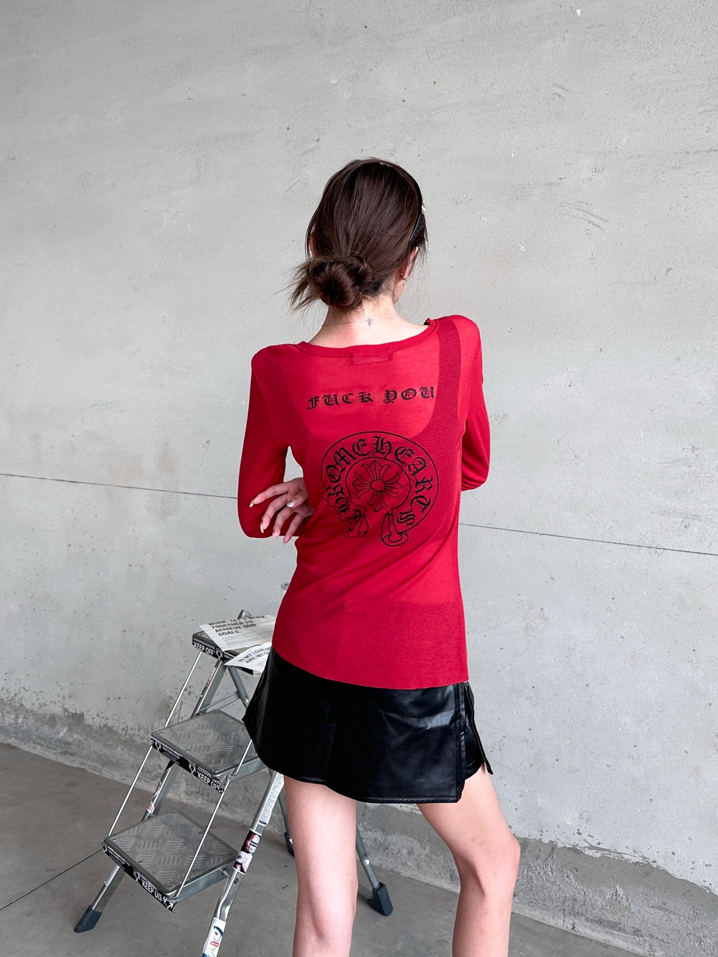 🌾克罗心 ｜ 新款长袖打底，日本进口100%高粘棉，多处印花工艺，特殊面料加持高级感强，尺码sml