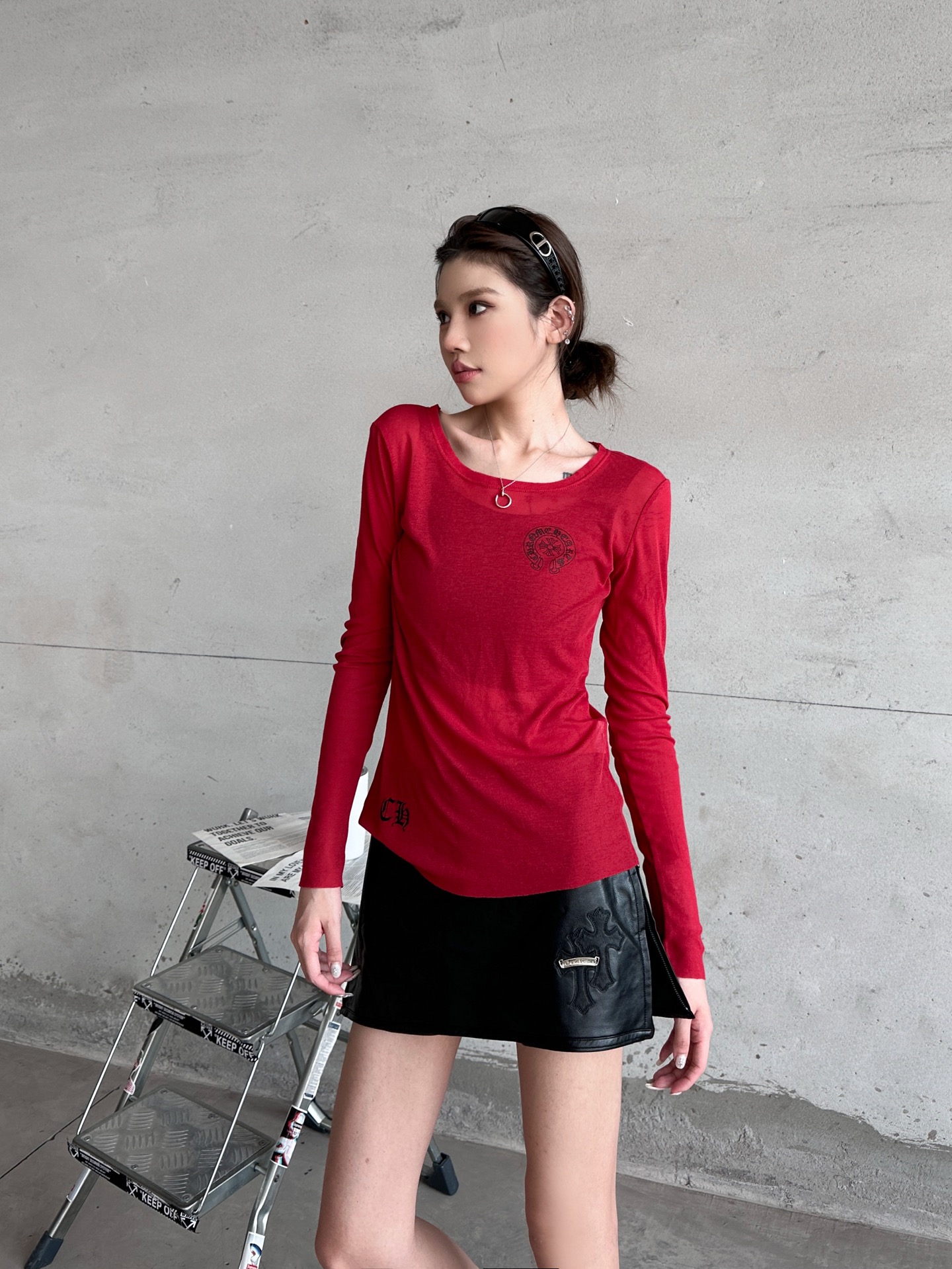 🌾克罗心 ｜ 新款长袖打底，日本进口100%高粘棉，多处印花工艺，特殊面料加持高级感强，尺码sml
